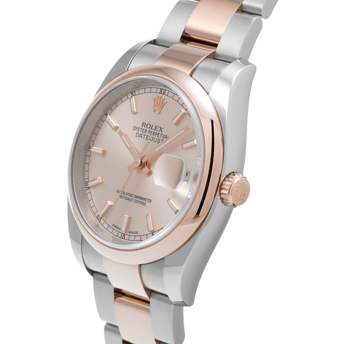 DATE JUST 116201 Random Serial Pink ROLEX Men's [Pre-Owned].