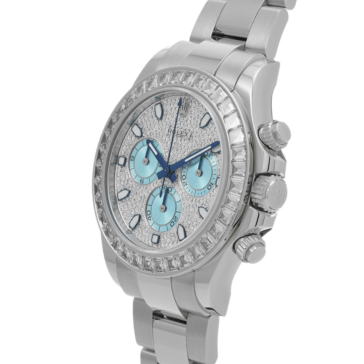 Cosmograph Daytona 116576TBR Random Serial Ice Blue/Diamond ROLEX Men's [Pre-Owned].