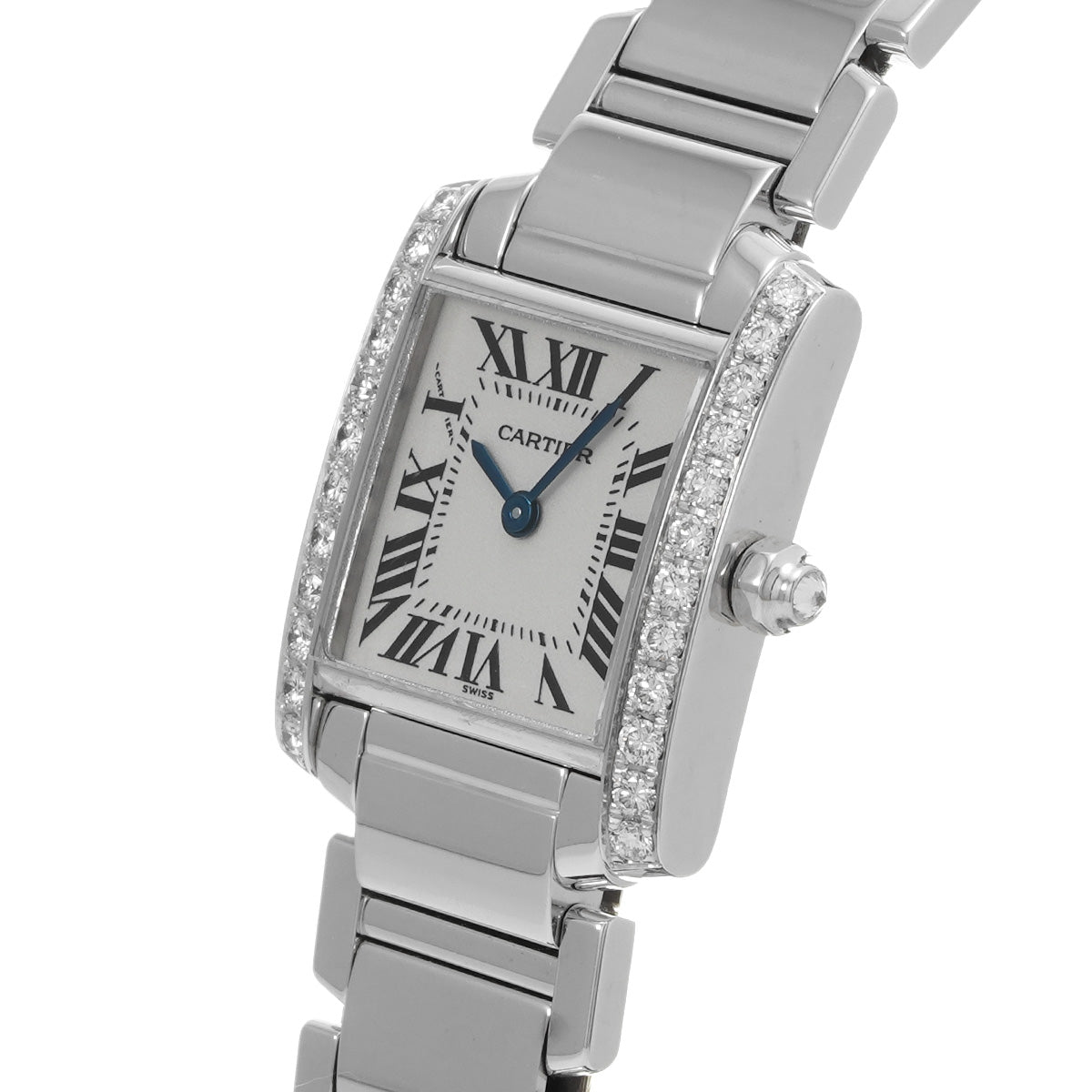 Tank Francaise SM WE1002S3 Silver CARTIER Ladies [Pre-owned]