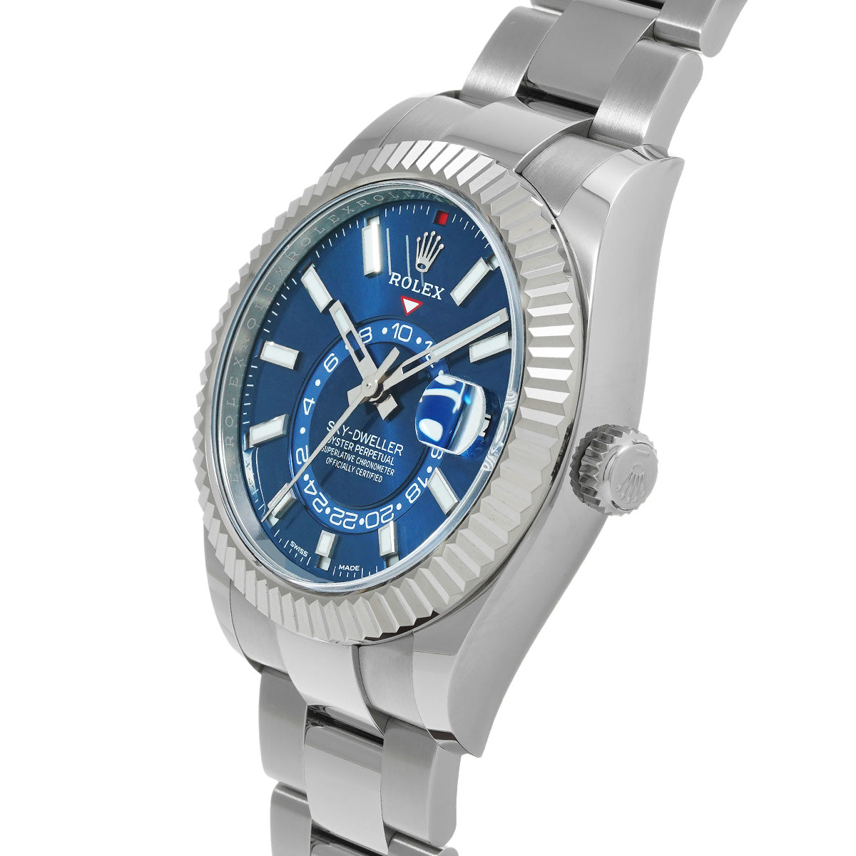 SKYDWELLER 326934 Random Serial Blue ROLEX Men's [Pre-Owned].