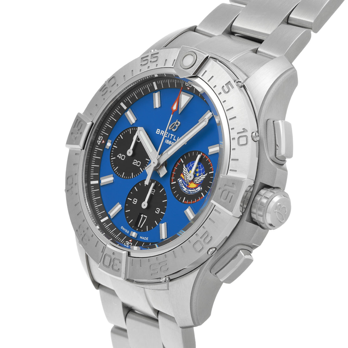 Avenger B01 Chronograph 44 Japan Limited Edition AB01471A1C1A1 Blue BREITLING Men's [Pre-Owned].