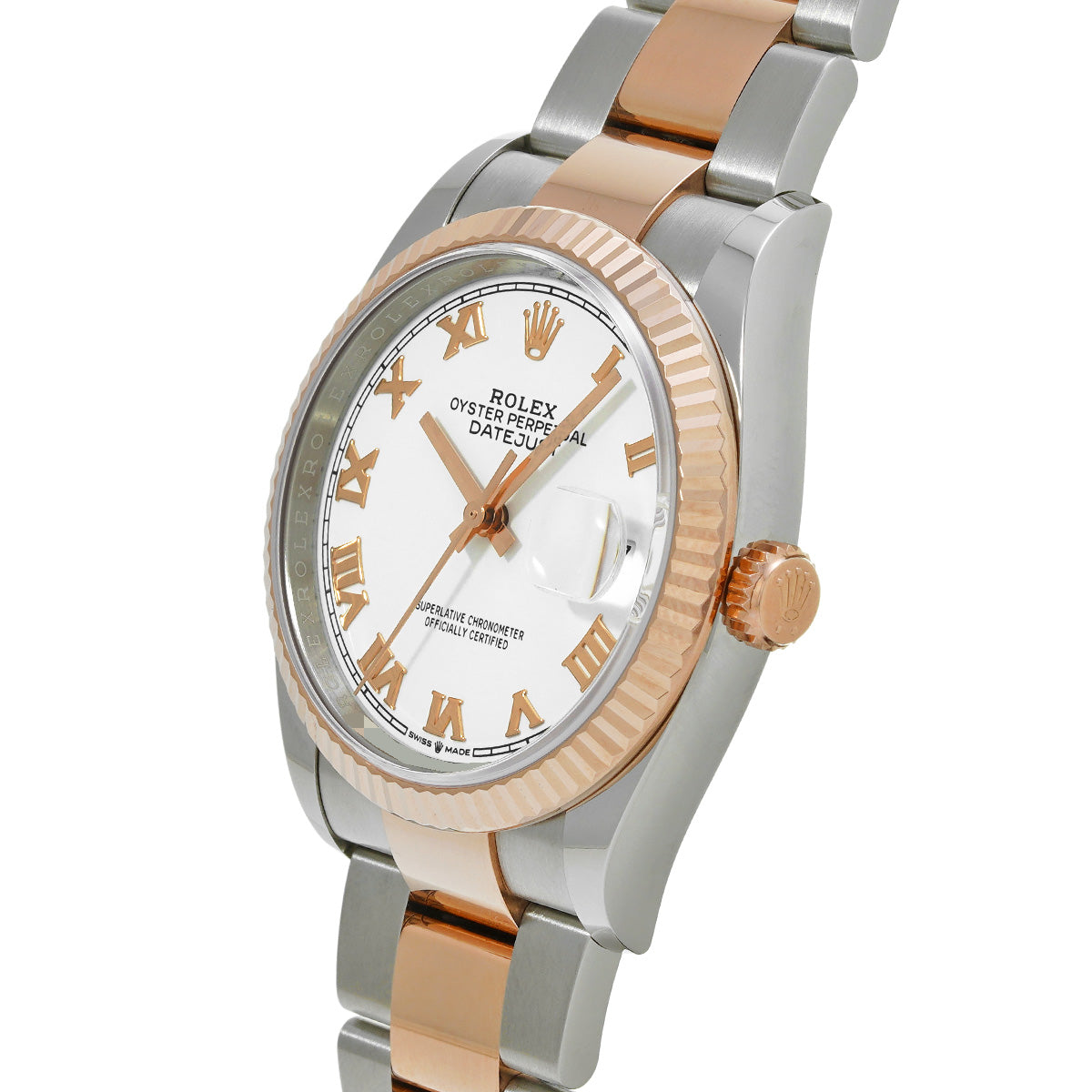 DATE JUST 36 126231 White ROLEX Men's [Pre-Owned].