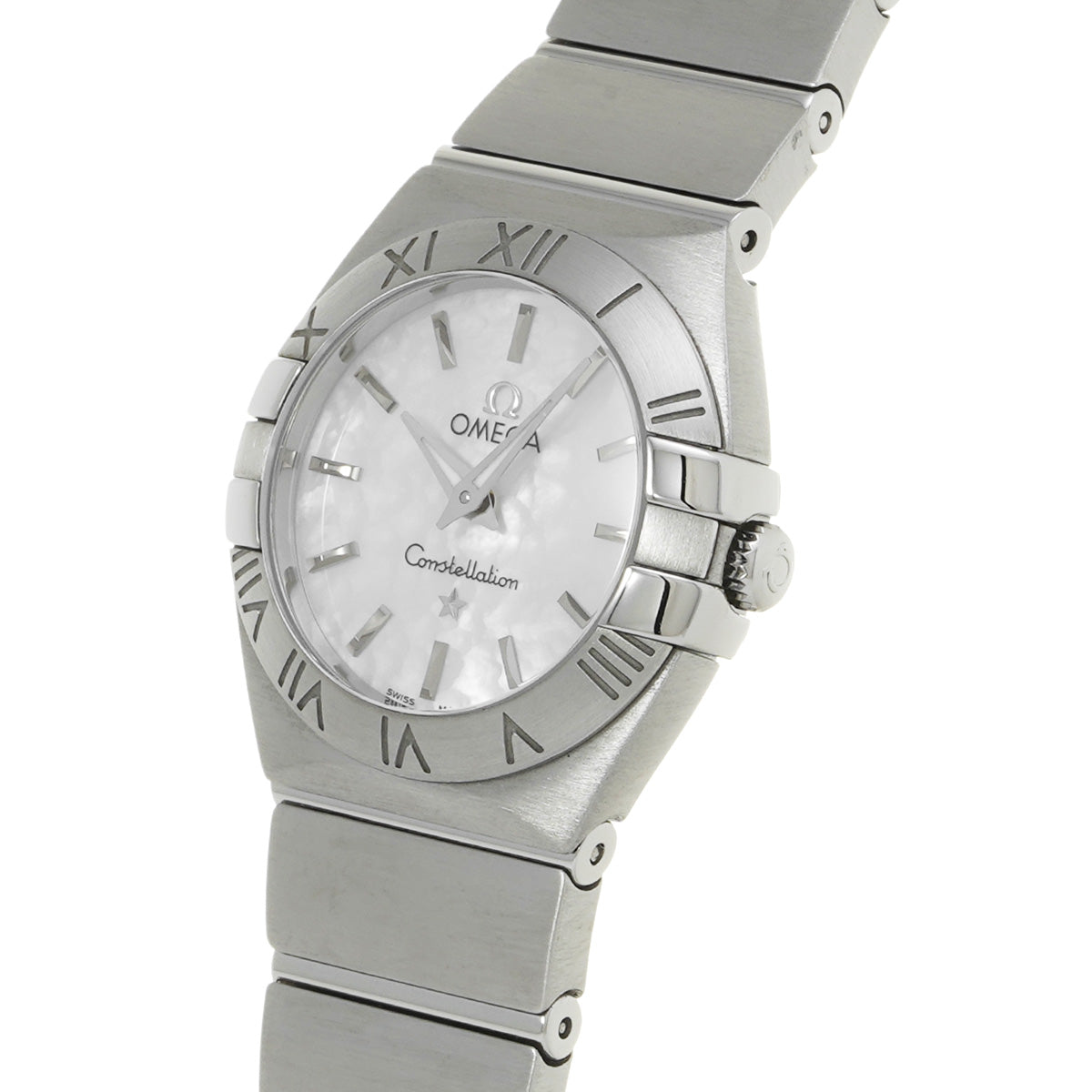 Constellation Quartz 123.10.24.60.05.001 White MOP OMEGA Ladies [Pre-owned].