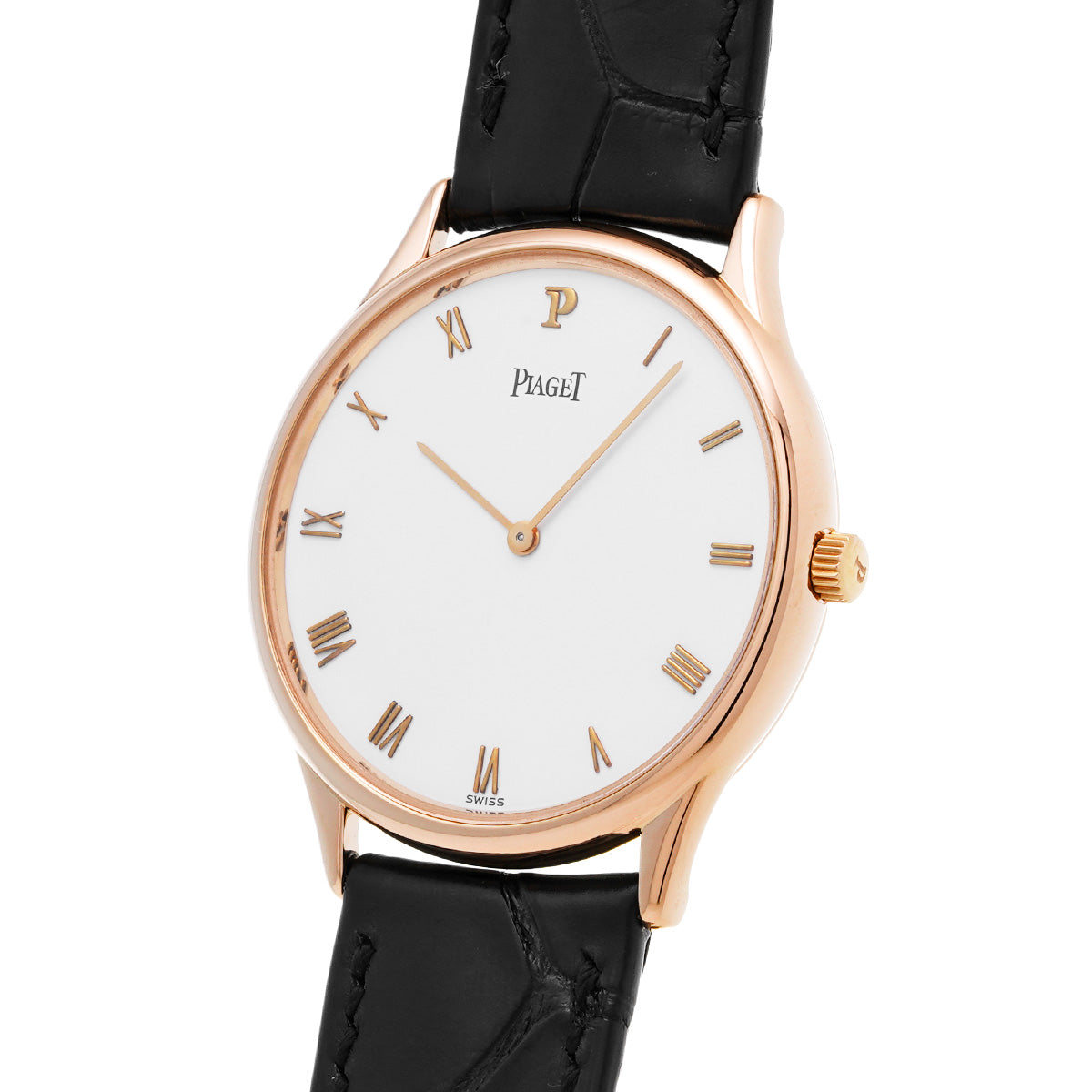 Round 9095N White Piaget Men's [Pre-owned].