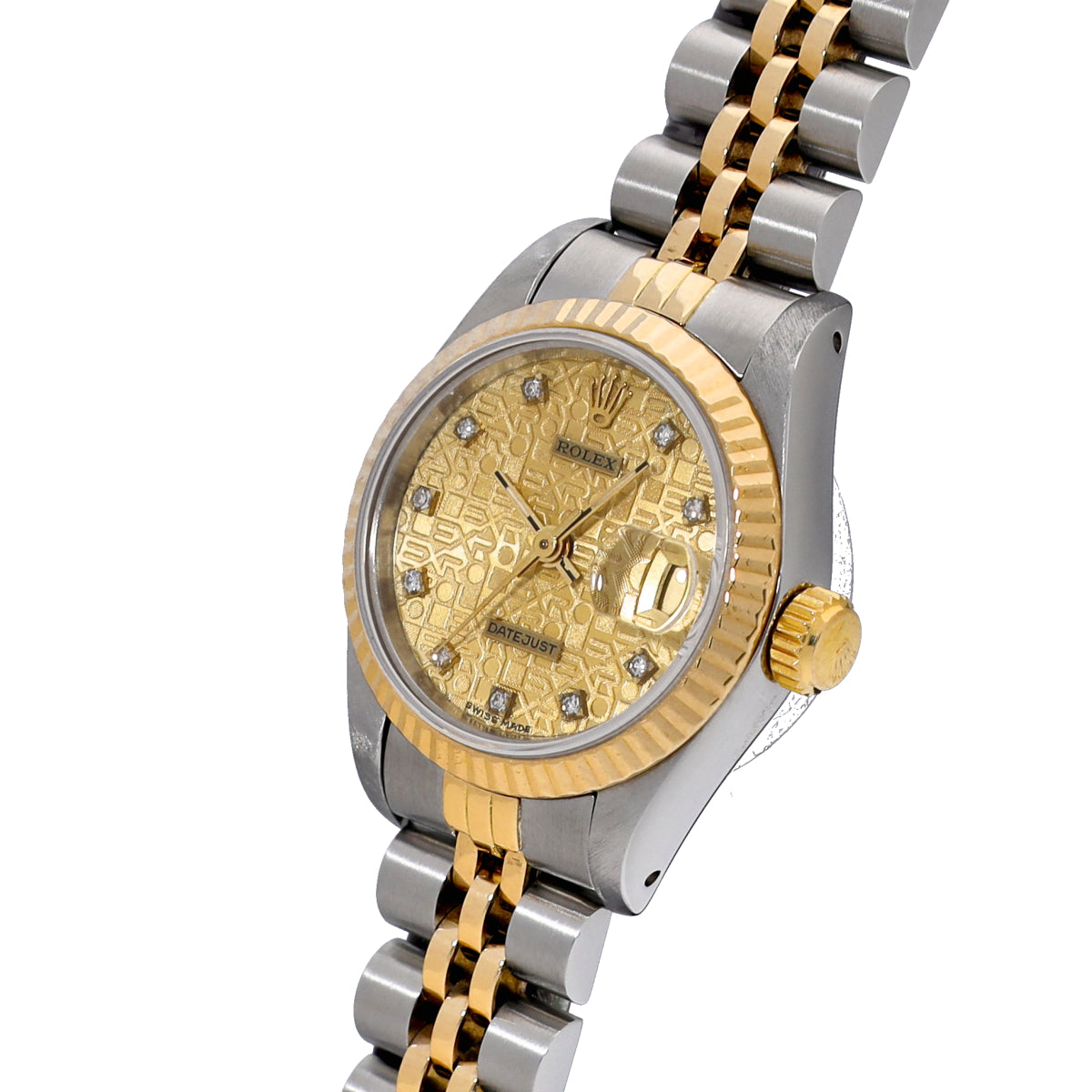 69173G Datejust R (manufactured circa 1987) Champagne Computer/Diamond ROLEX Ladies [Pre-Owned].