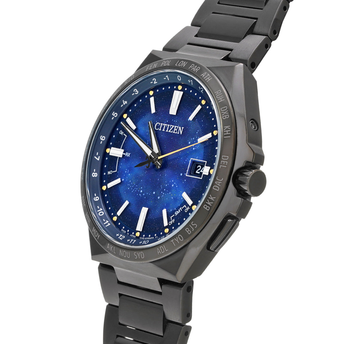 ATESSA SUPER TITANIUM CB0287-68L Blue CITIZEN Men's [Pre-owned].