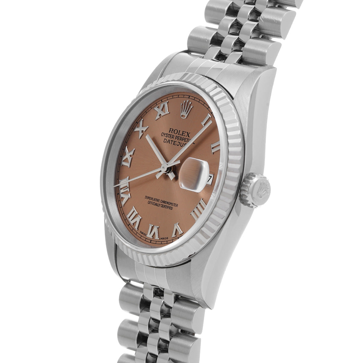 DATE JUST 16234 T (manufactured circa 1997) Pink ROLEX Men's [Pre-Owned].
