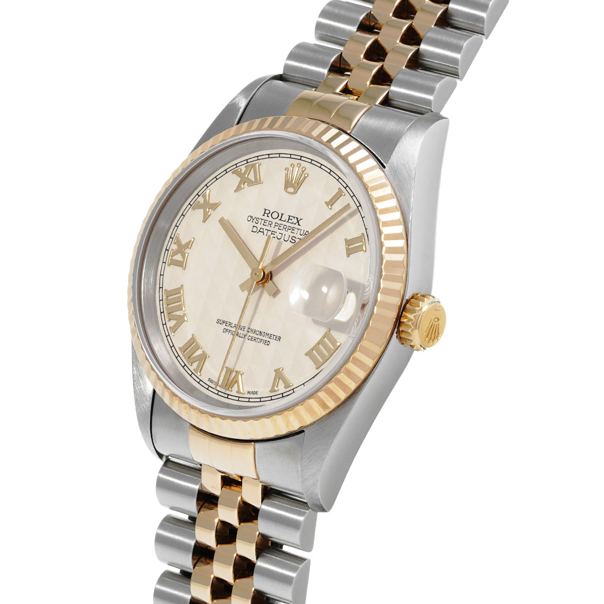 Datejust 16233 T (manufactured circa 1997) Ivory ROLEX Men's [Pre-Owned].