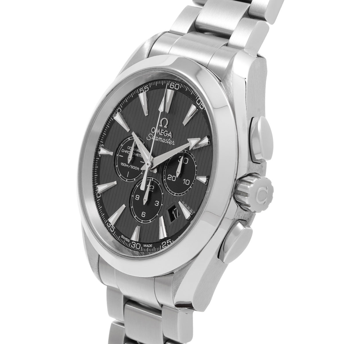 Seamaster Aqua Terra Co-Axial Chronograph 231.10.44.50.06.001 Gray/Black OMEGA Mens [Pre-owned]