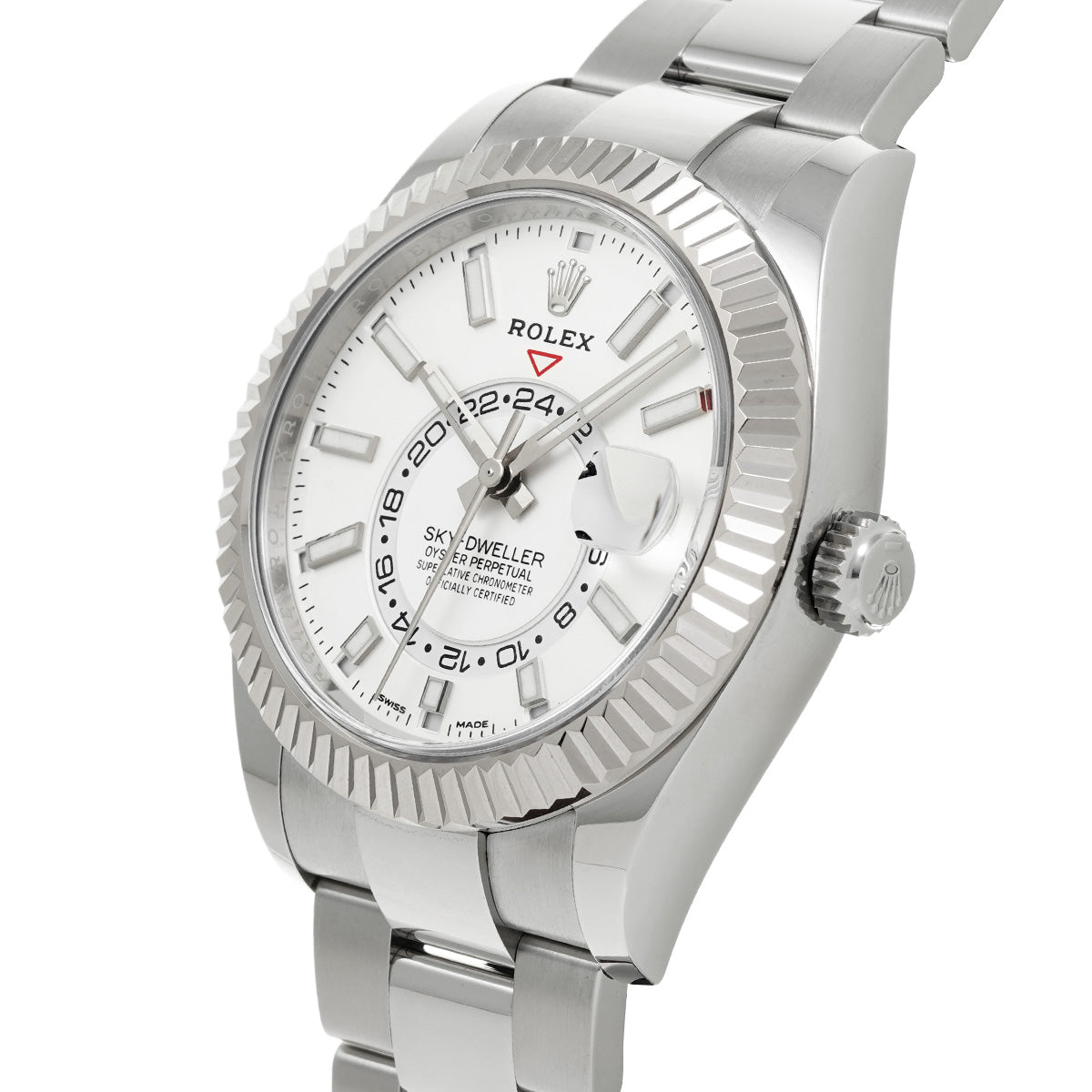 SKYDWELLER 326934 Random Serial White ROLEX Men's [Pre-Owned].