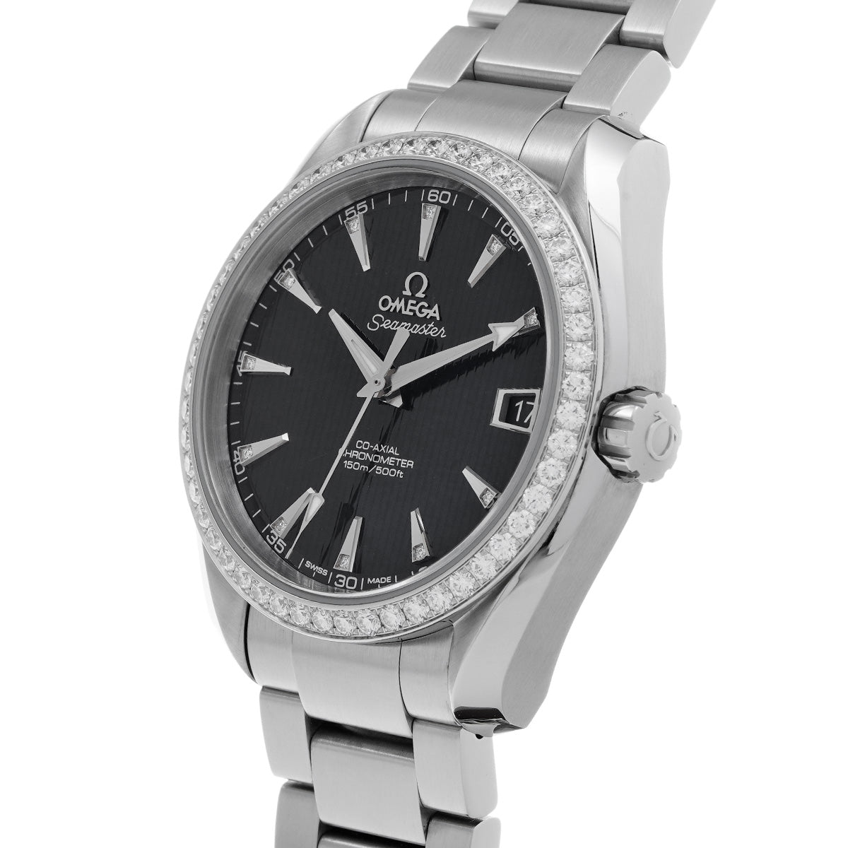Seamaster Aqua Terra 150M 231.15.39.21.51.001 Black/Diamond OMEGA Ladies [Pre-owned]