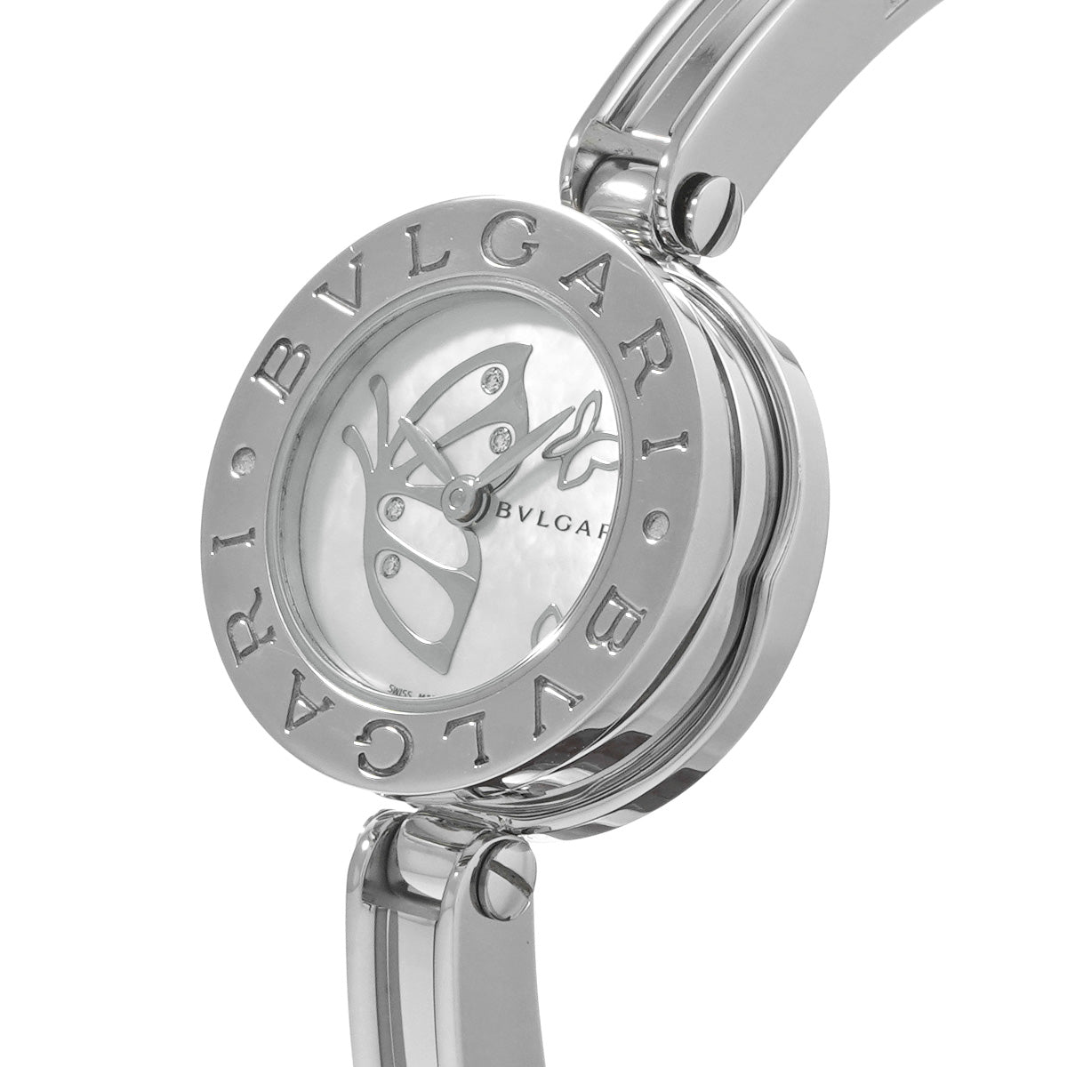 BZ22S White MOP/Diamond BVLGARI Ladies [Pre-Owned].