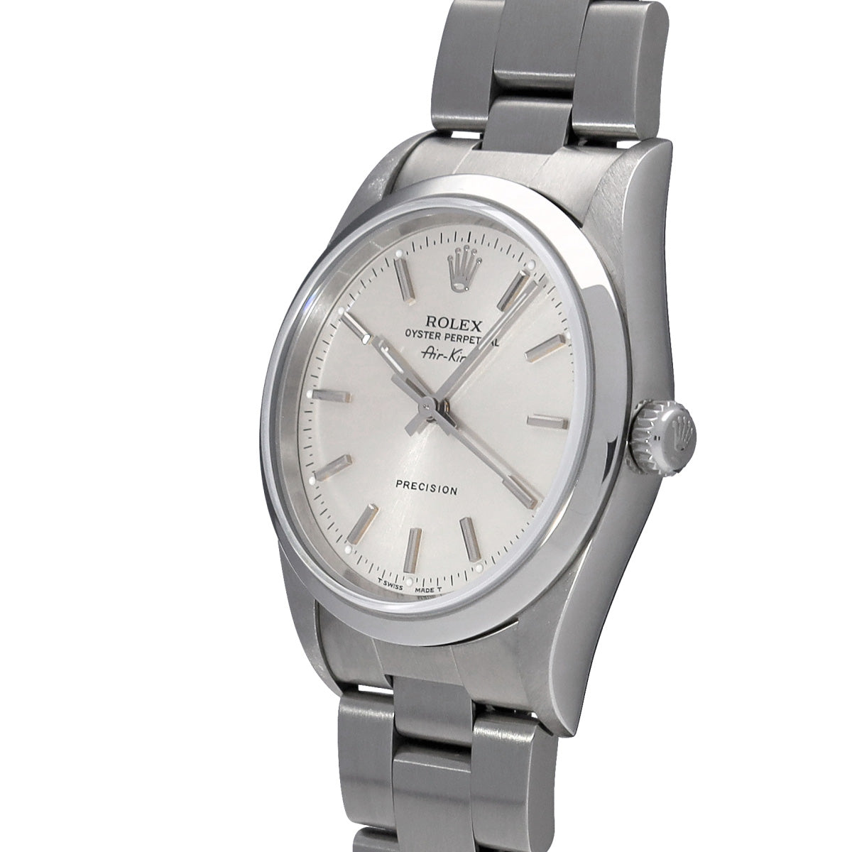 Air-King 14000 U (manufactured circa 1997) Silver ROLEX Men's [Pre-owned].