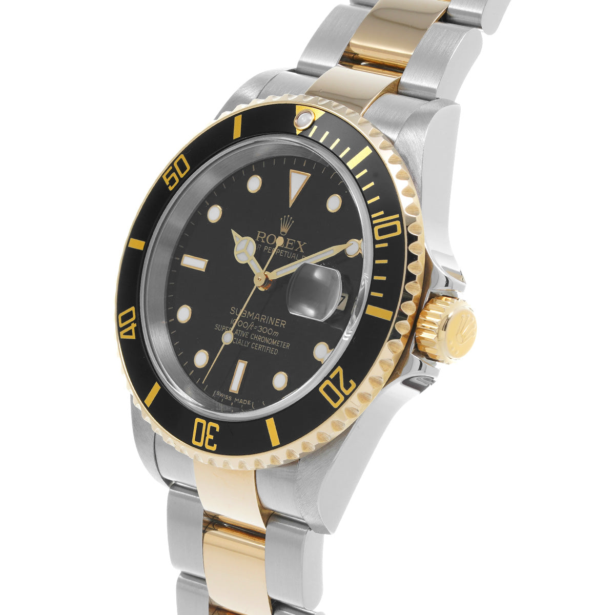 Submariner Date 16613 Z (manufactured circa 2007) Black ROLEX Men's [Pre-Owned].