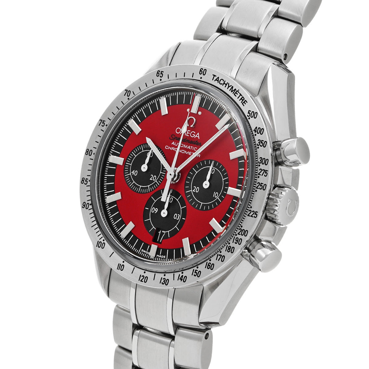Speedmaster Legend Michael Schumacher 2005 3506.61 Red/Black OMEGA Men's [Pre-owned]