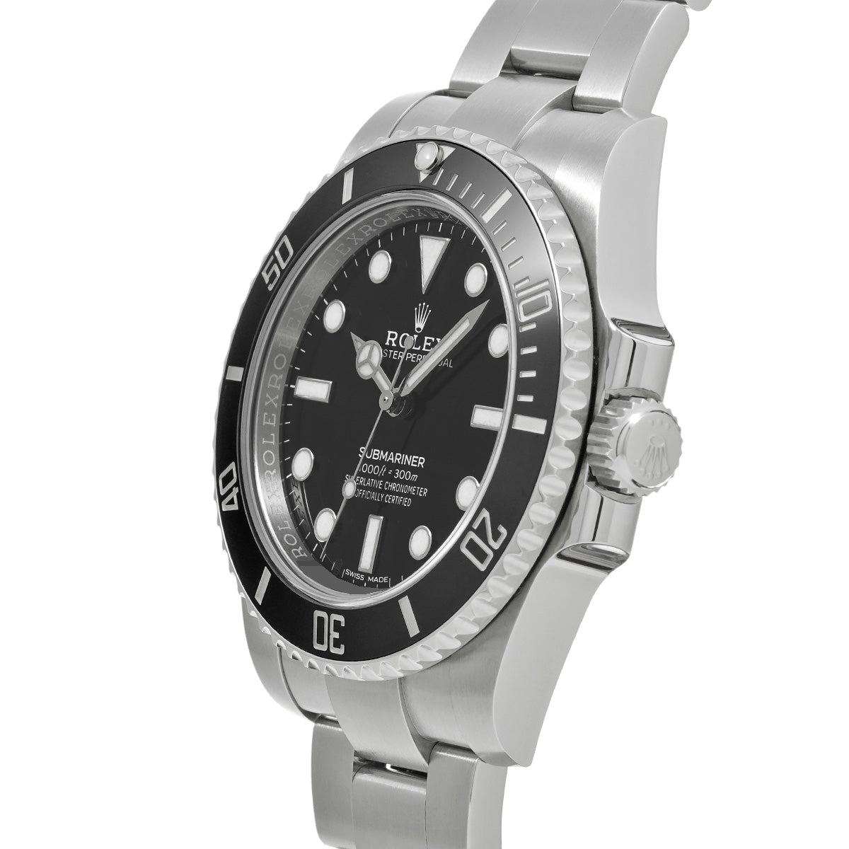 Submariner 114060 Random Serial Black ROLEX Men's [Pre-Owned].