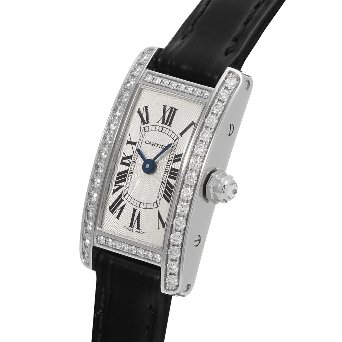 Tank American Mini WB710015 Silver CARTIER Ladies [Pre-Owned].