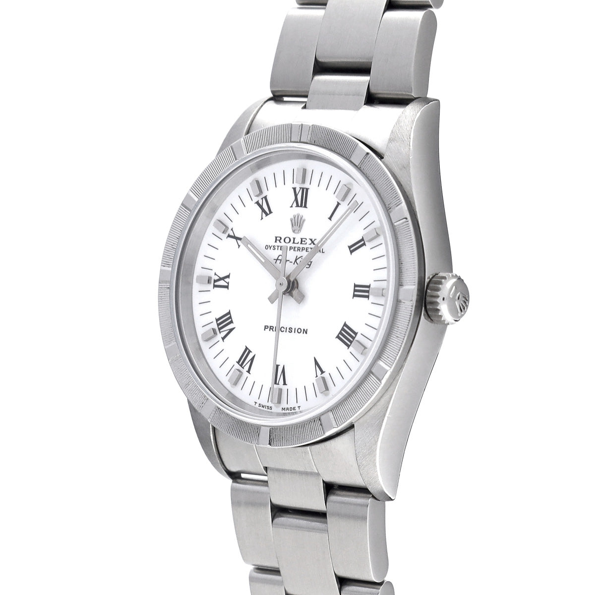 Air-King 14010 W (manufactured around 1995) White ROLEX Men's [Pre-Owned].