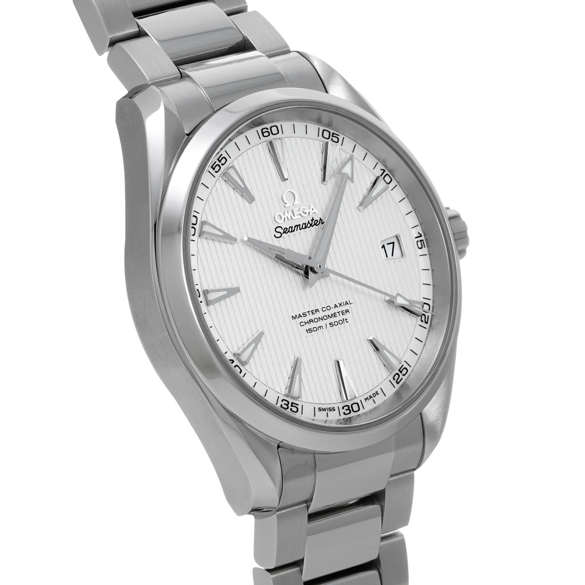 Seamaster Aqua Terra Master Co-Axial Chronometer 231.10.42.21.02.003 Silver OMEGA Men's [Pre-Owned].