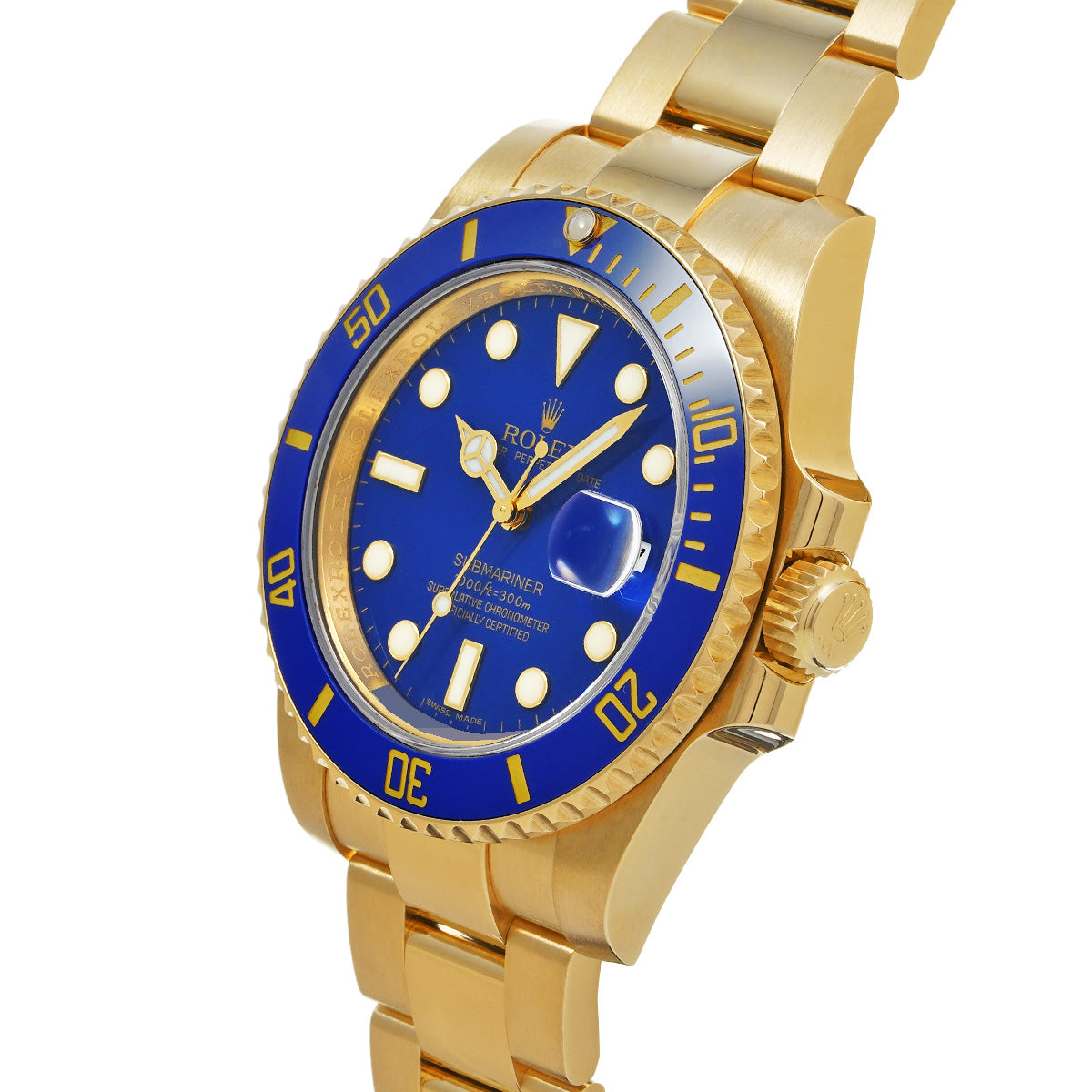 Submariner Date 116618LB V (manufactured circa 2009) Blue ROLEX Men's [Pre-Owned].