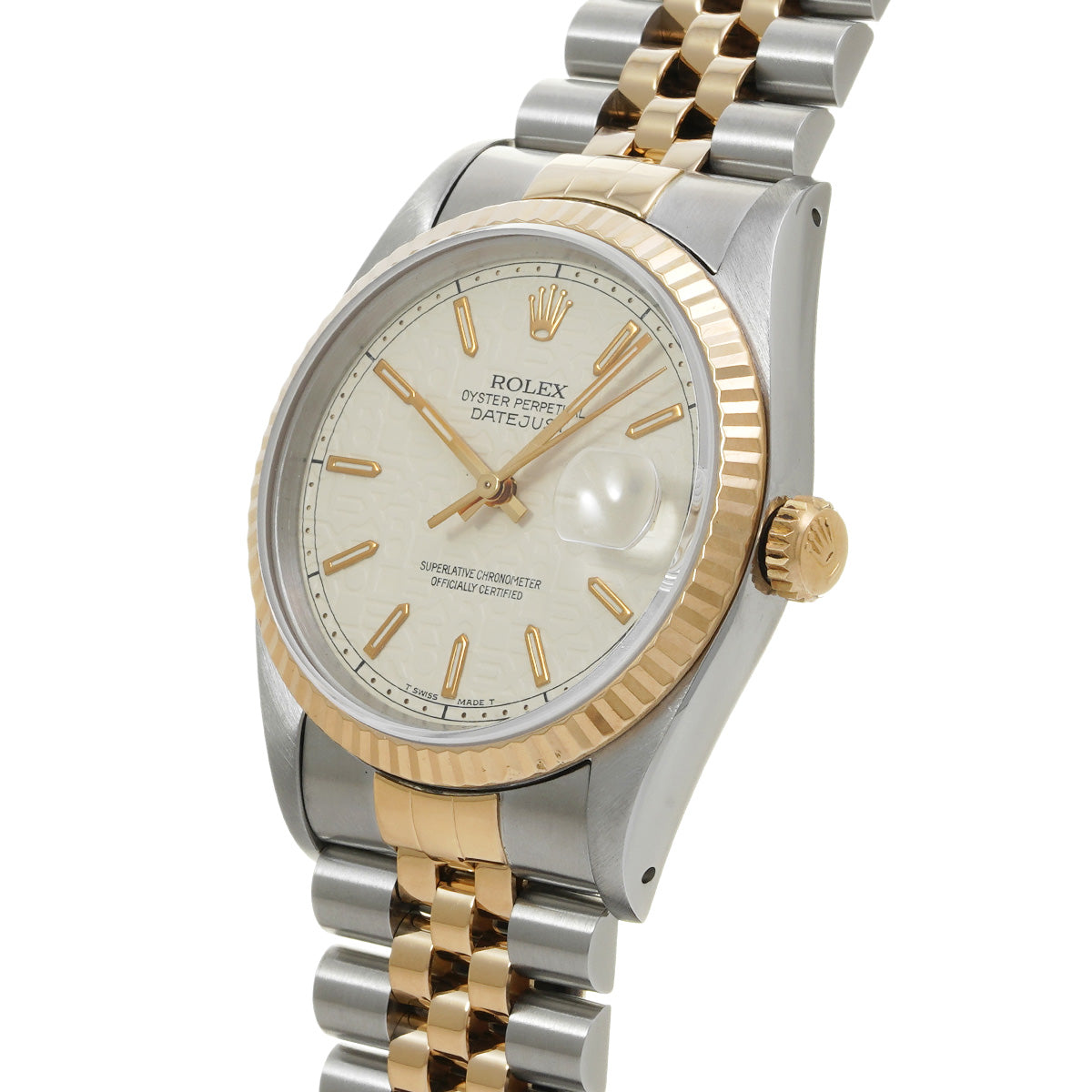 16233 Datejust X (manufactured circa 1993) Ivory Computer ROLEX Men's [Pre-Owned].
