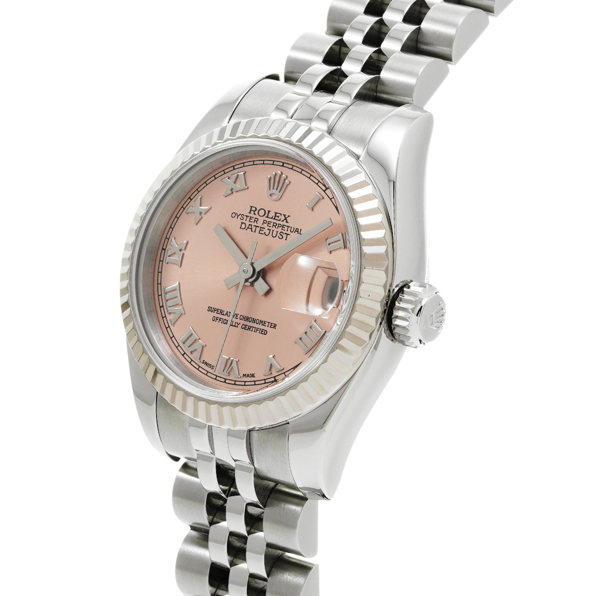DATE JUST 179174 D (manufactured circa 2005) Pink ROLEX Ladies [Pre-Owned].