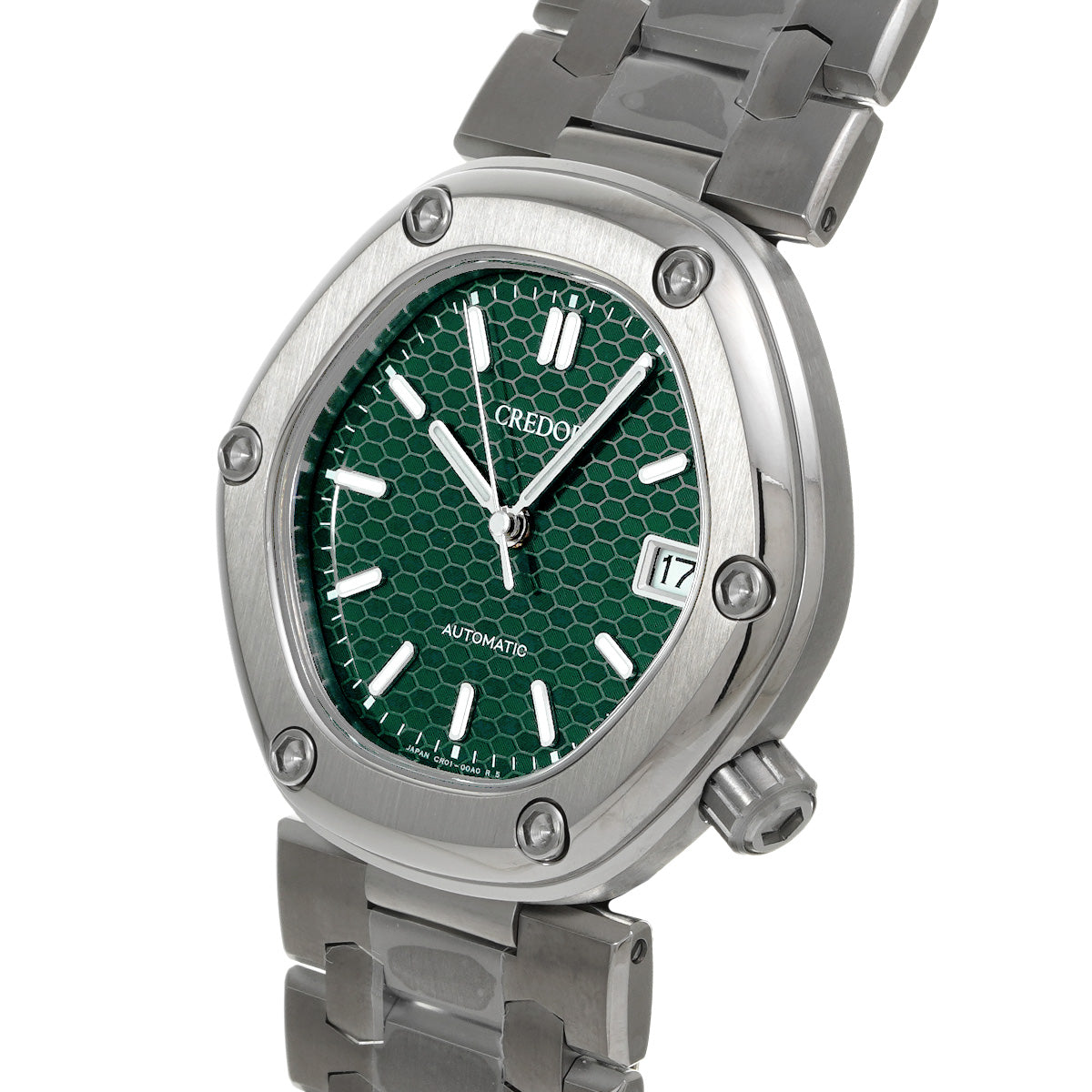 Credor Locomotive GCCR997 Green SEIKO Men's [Pre-owned].
