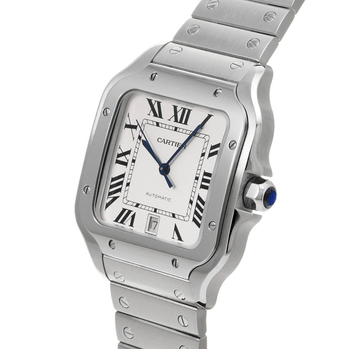 Santos de Cartier LM WSSA0018 Silver CARTIER Men's [Pre-owned]