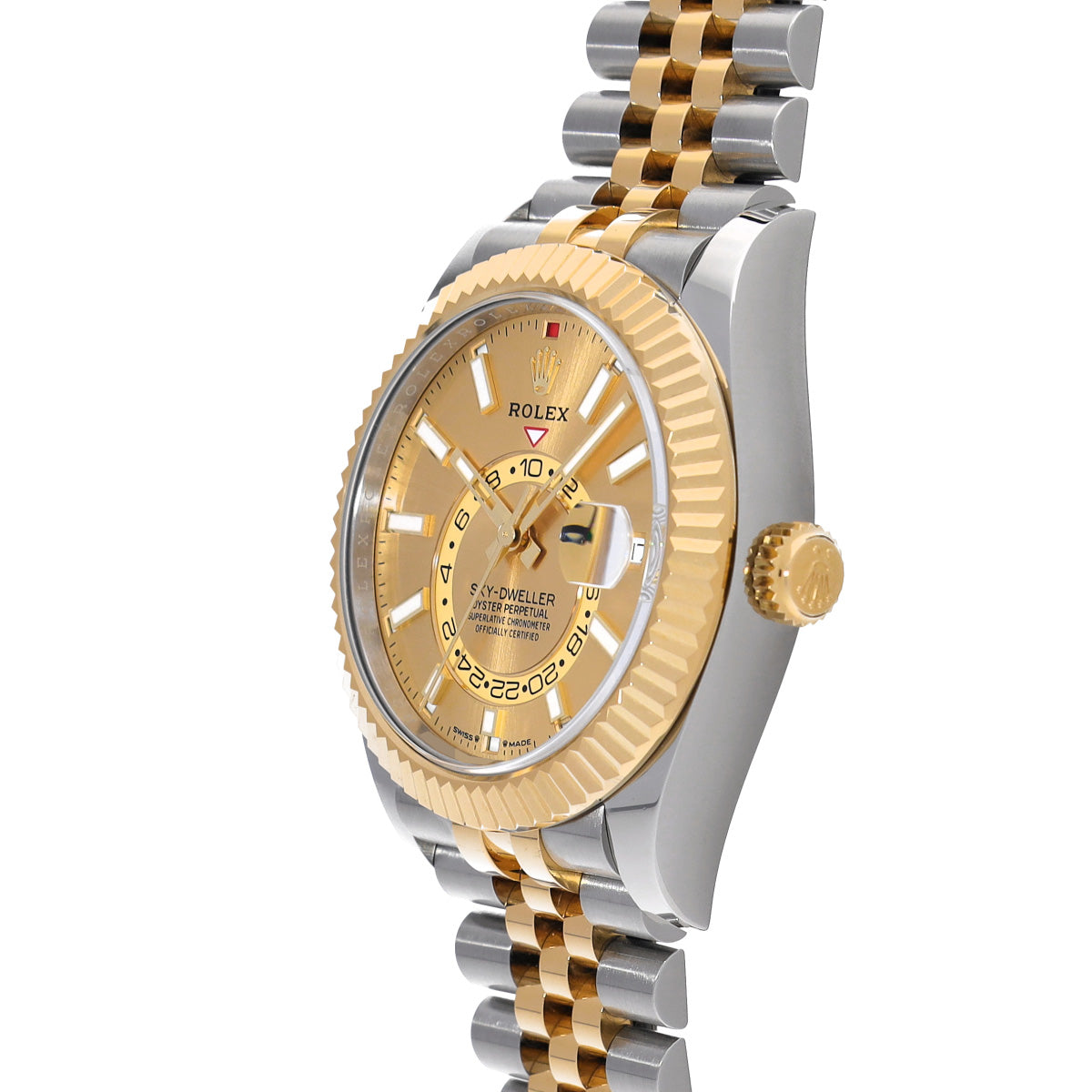 SKYDWELLER 336933 Random Serial Champagne ROLEX Men's [Pre-Owned].