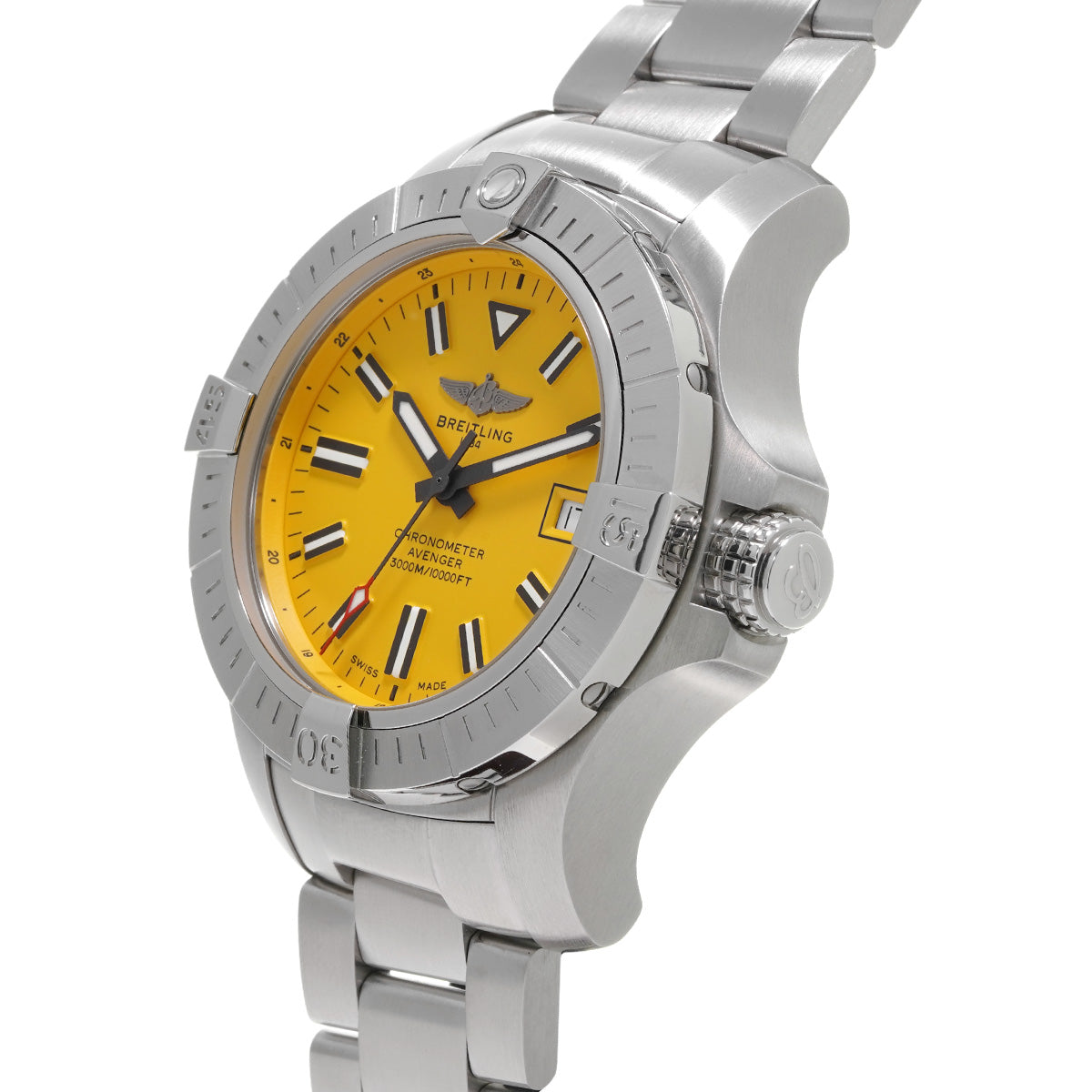 Avenger Automatic 45 Seawolf A17319101I1A1 Yellow BREITLING Men's [Pre-Owned].