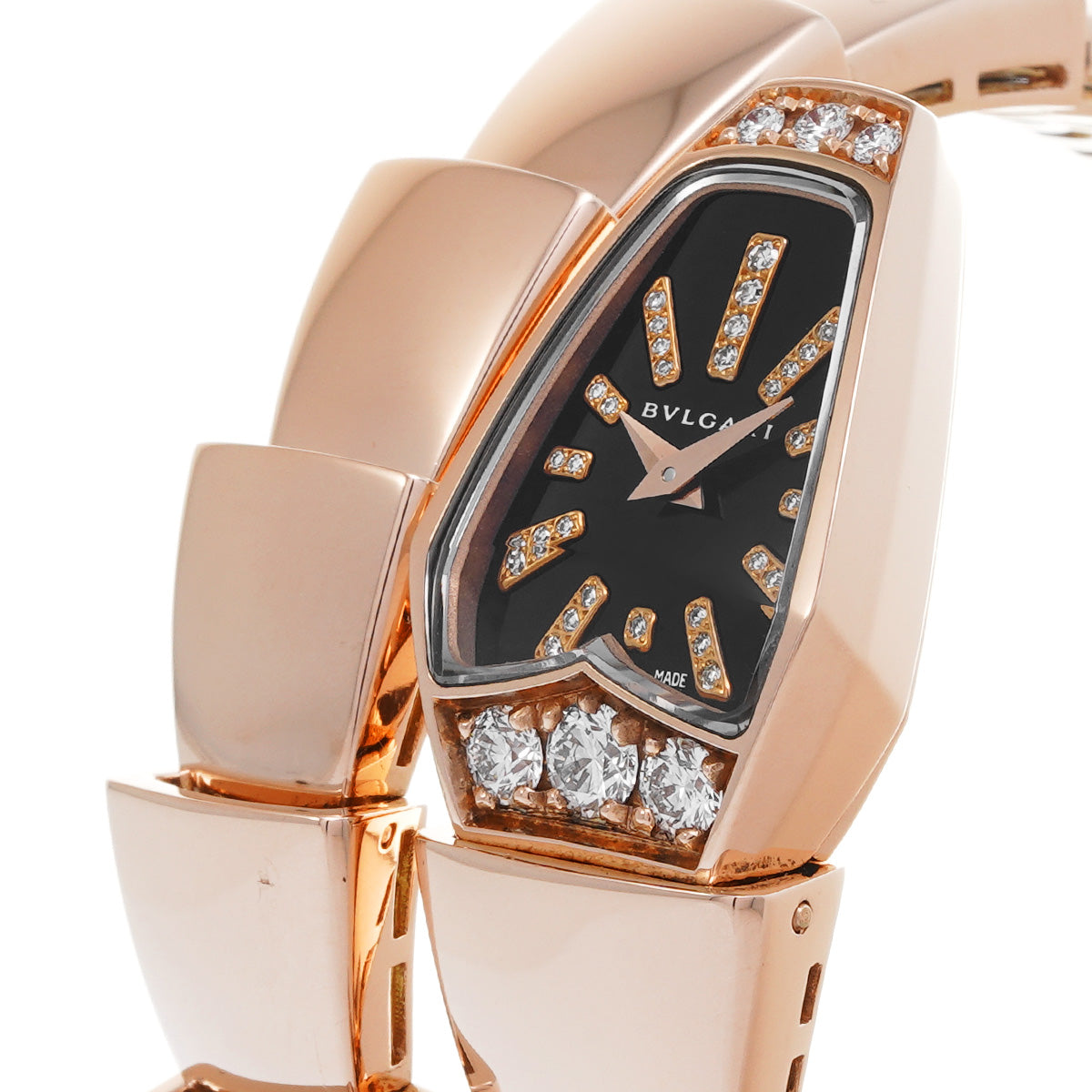 Serpenti SPP26BGD1GD.1T Black/Diamond BVLGARI Ladies [Pre-Owned].