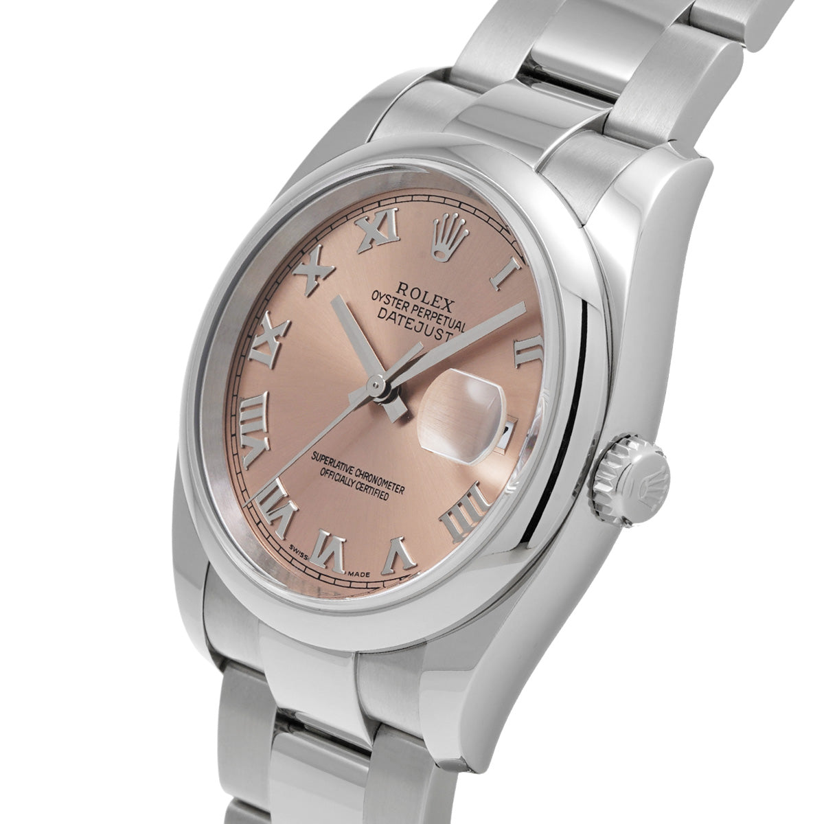 DATE JUST 116200 D (manufactured circa 2006) Pink ROLEX Men's [Pre-Owned].
