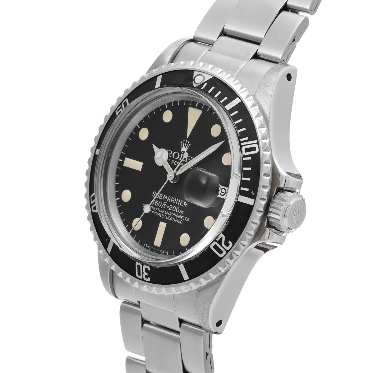 Submariner Date 1680 28th (manufactured circa 1971) Black ROLEX Men's [Pre-Owned].