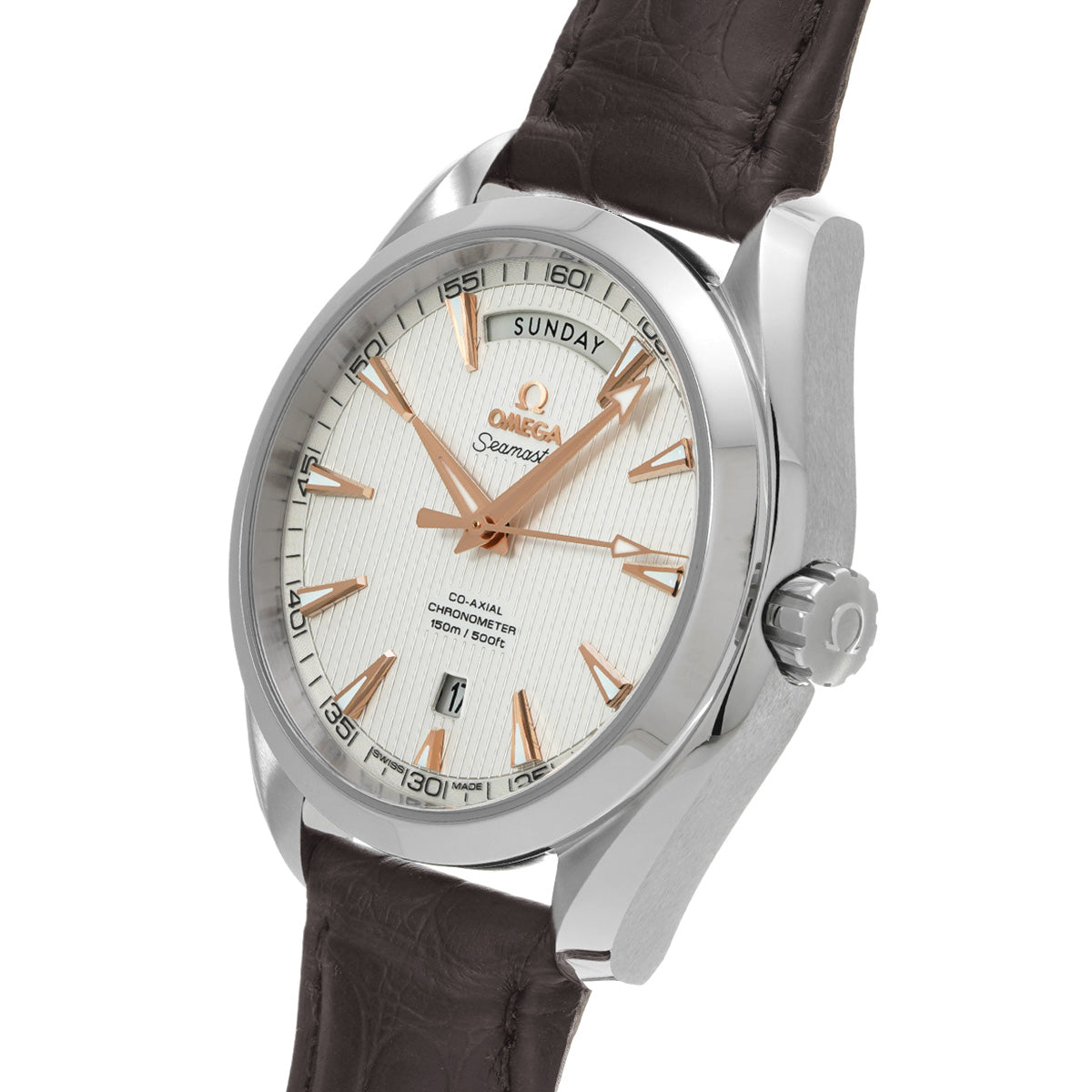 Seamaster Aqua Terra Co-Axial Day Date 231.13.42.22.02.001 Silver OMEGA Men's [New]