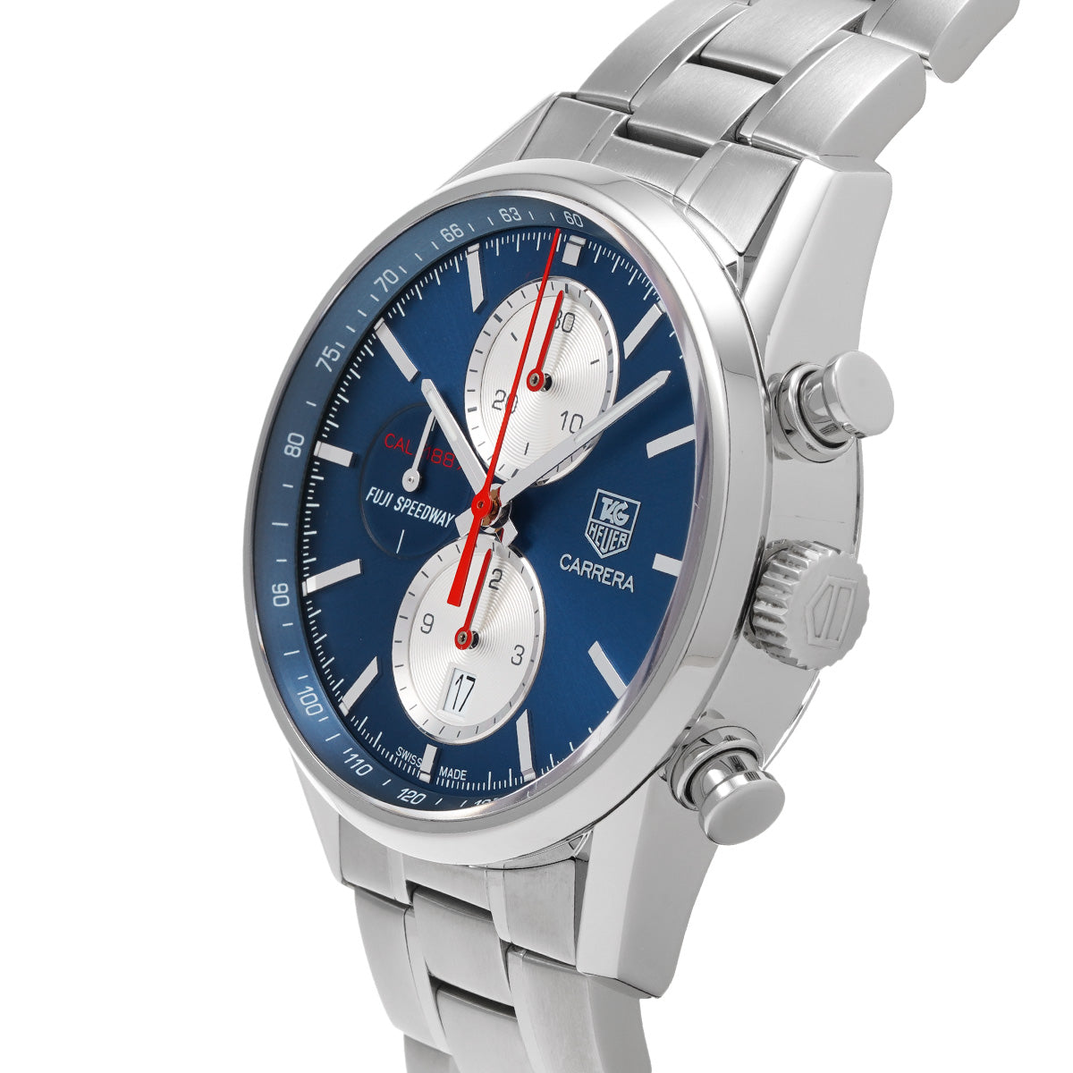 CARRERA CALIBRE 1887 CHRONOGRAPH FUJI SPEEDWAY Japan limited edition of 400 pieces CAR211B.BA0724 Blue/Silver TAG HEUER Mens [Pre-Owned].