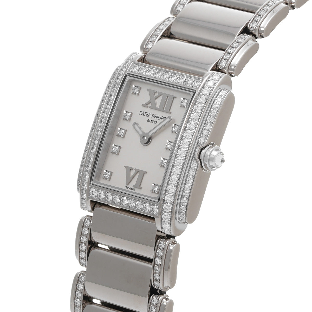 Twenty-4 4908/310G-011 Silver/diamond PATEK PHILIPPE Ladies [Pre-Owned].