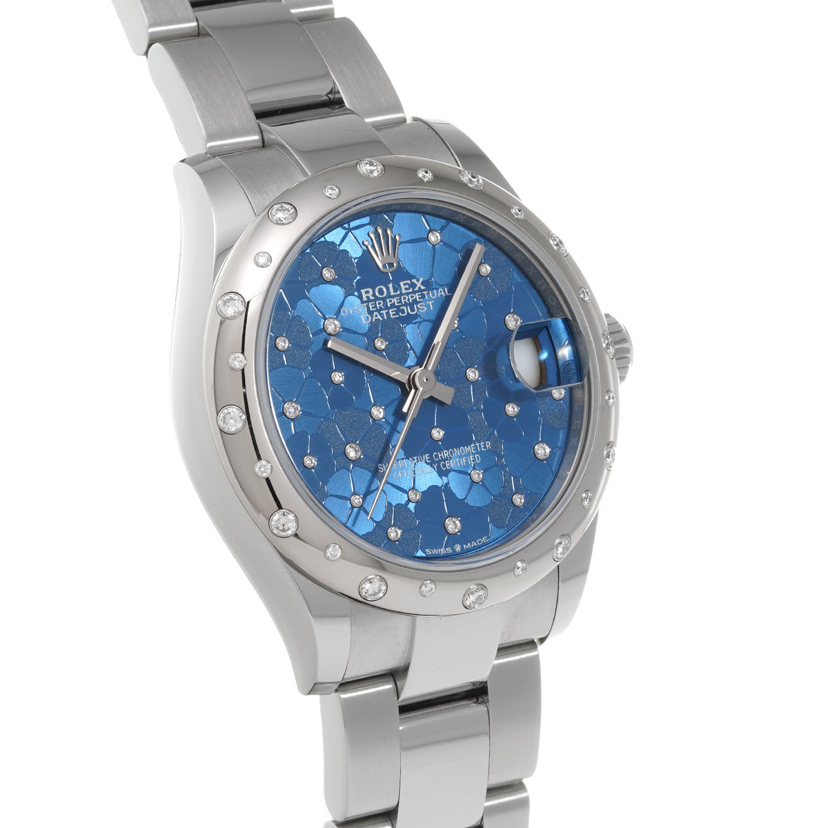 Datejust 31 278344RBR Random Serial Azzurro Blue Floral-Motif/Diamond ROLEX Unisex [Pre-Owned].