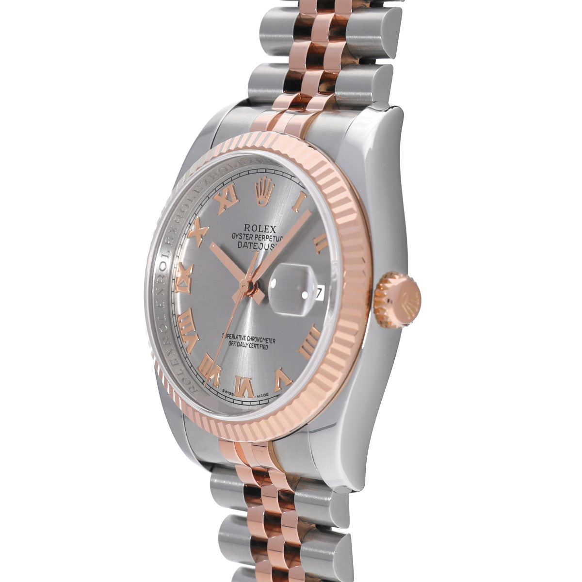 DATE JUST 116231 D (manufactured circa 2005) Gray ROLEX Men's [Pre-Owned].