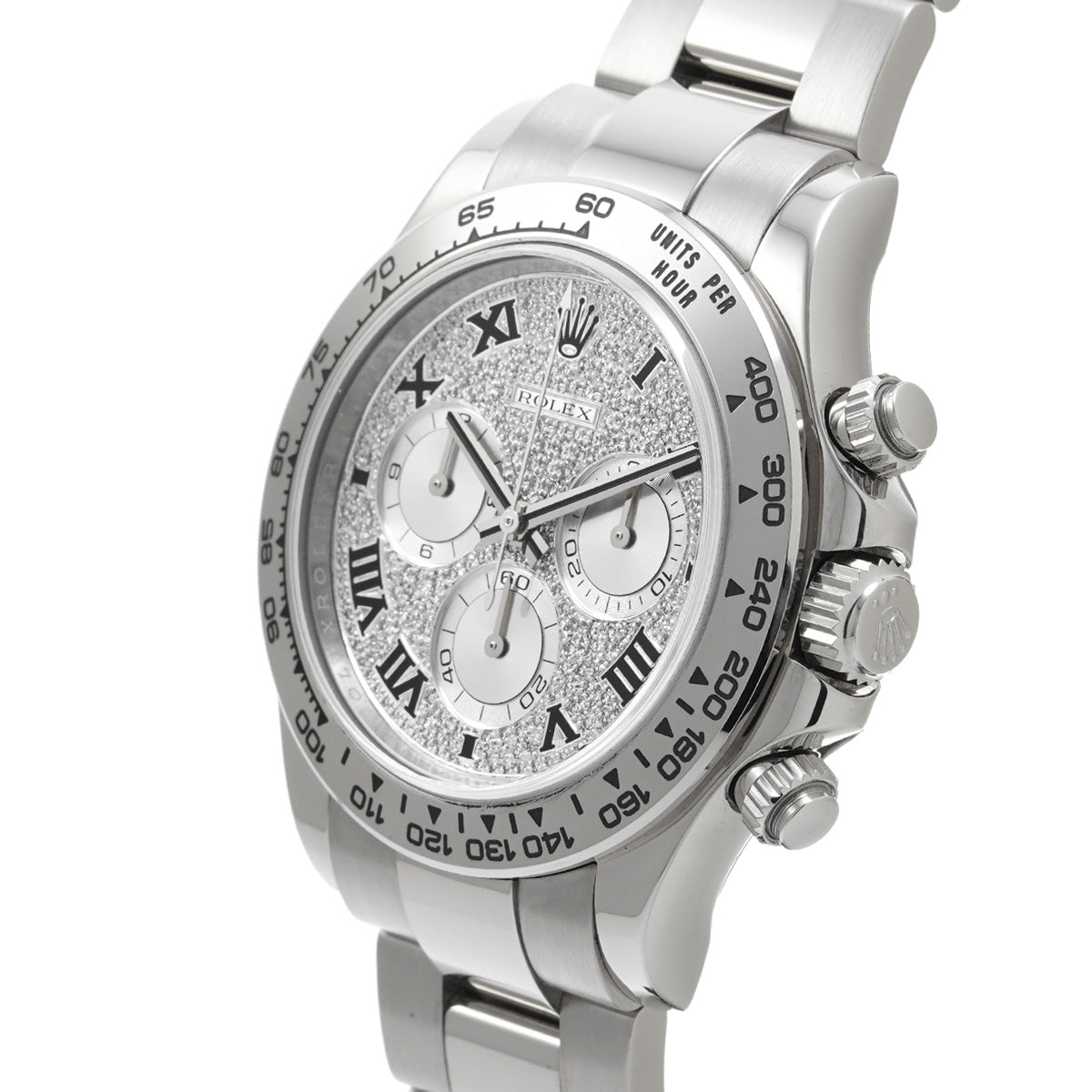 Cosmograph Daytona 116509ZER Random Serial Pav Diamond/Silver ROLEX Men's [Pre-Owned].