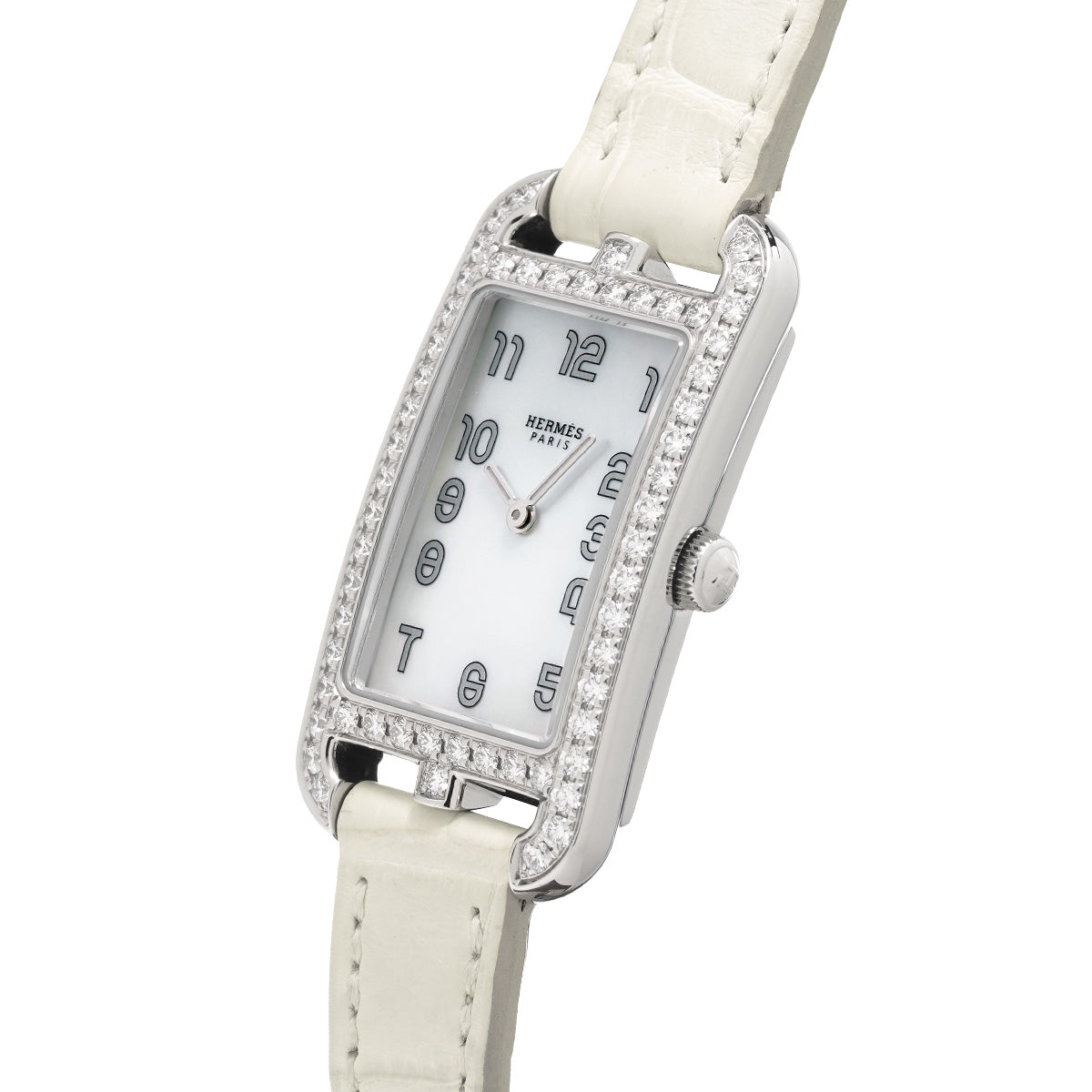 Nantucket NA2.230 White MOP HERMES Ladies [Pre-owned].