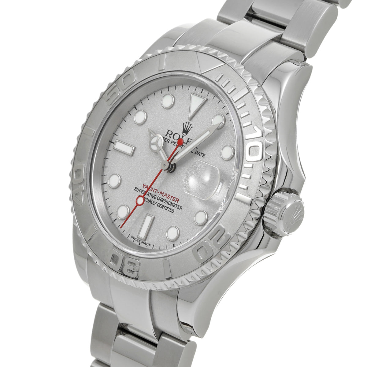 Yacht-Master Rhodium 16622 F (manufactured circa 2004) Gray ROLEX Men's [Pre-Owned].