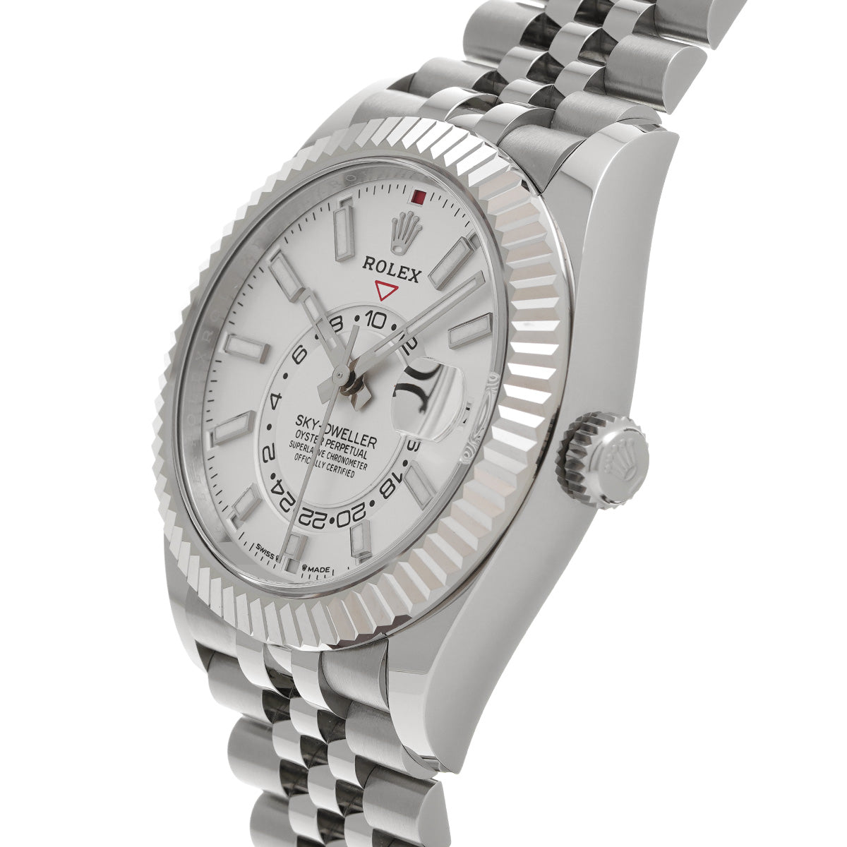 SKYDWELLER 336934 Random Serial White ROLEX Men's [Pre-Owned].