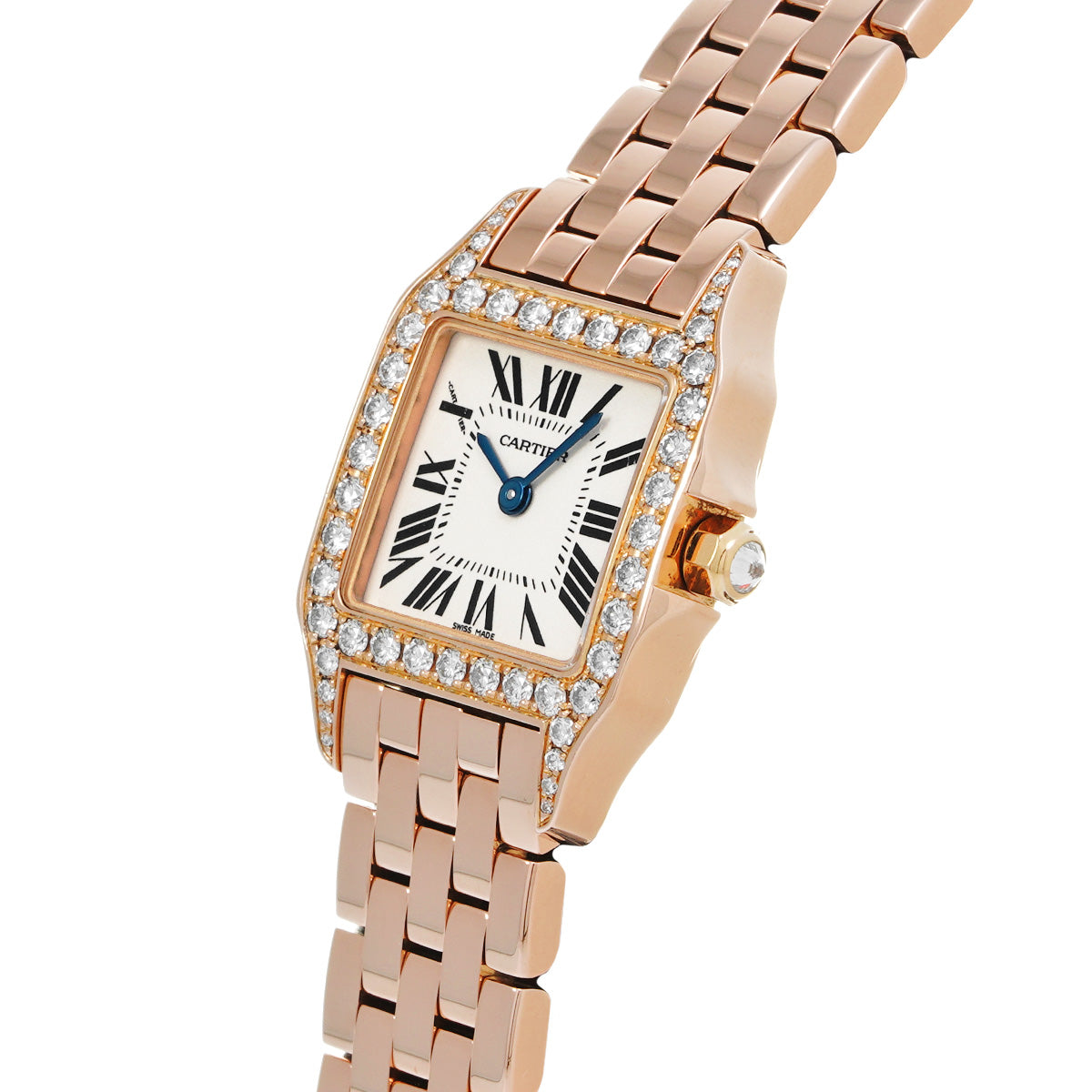 Santos Demoiselle WF9008Z8 Ivory CARTIER Ladies [Pre-owned]