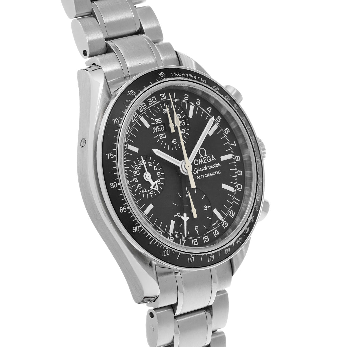Speedmaster Triple Calendar 3220.50 Black OMEGA Men's [Pre-Owned].