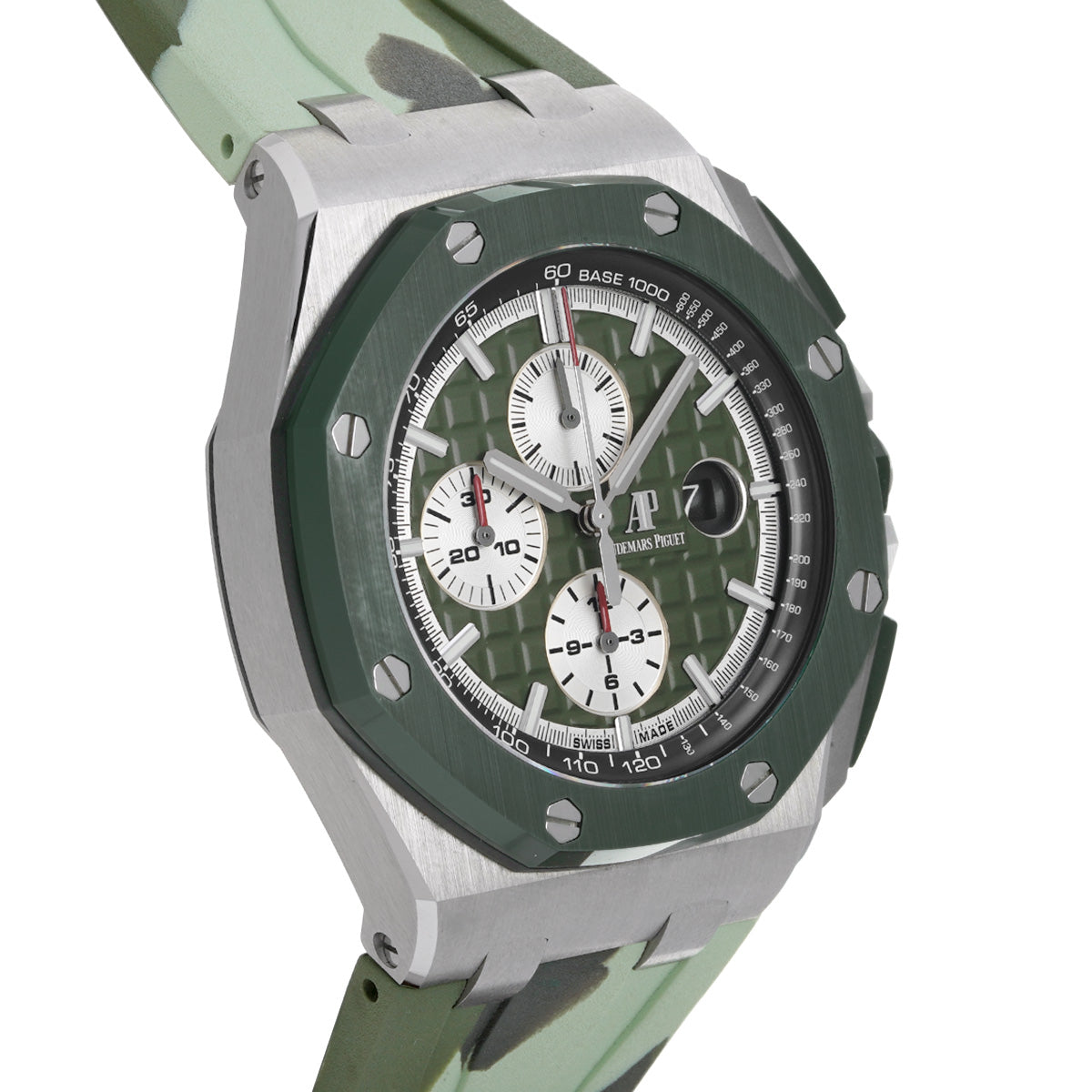 Royal Oak Offshore Chronograph 26400SO.OO.A055CA.01 Green/Rhodium AUDEMARS PIGUET Men's [Pre-owned]