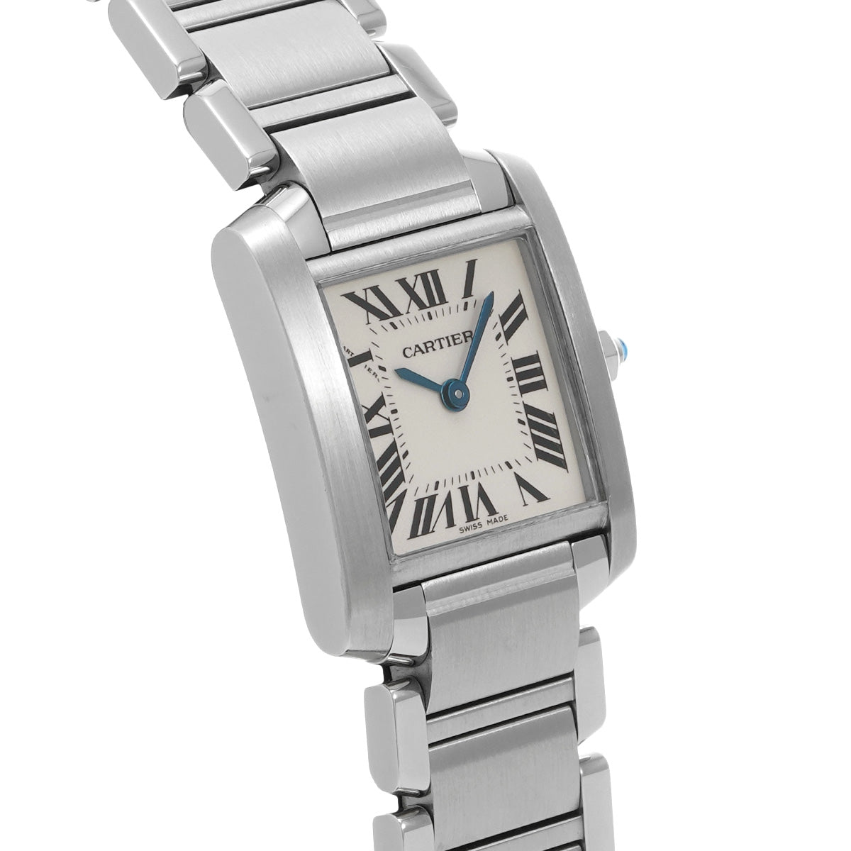 Tank Francaise SM W51008Q3 Silver CARTIER Ladies [Pre-owned]