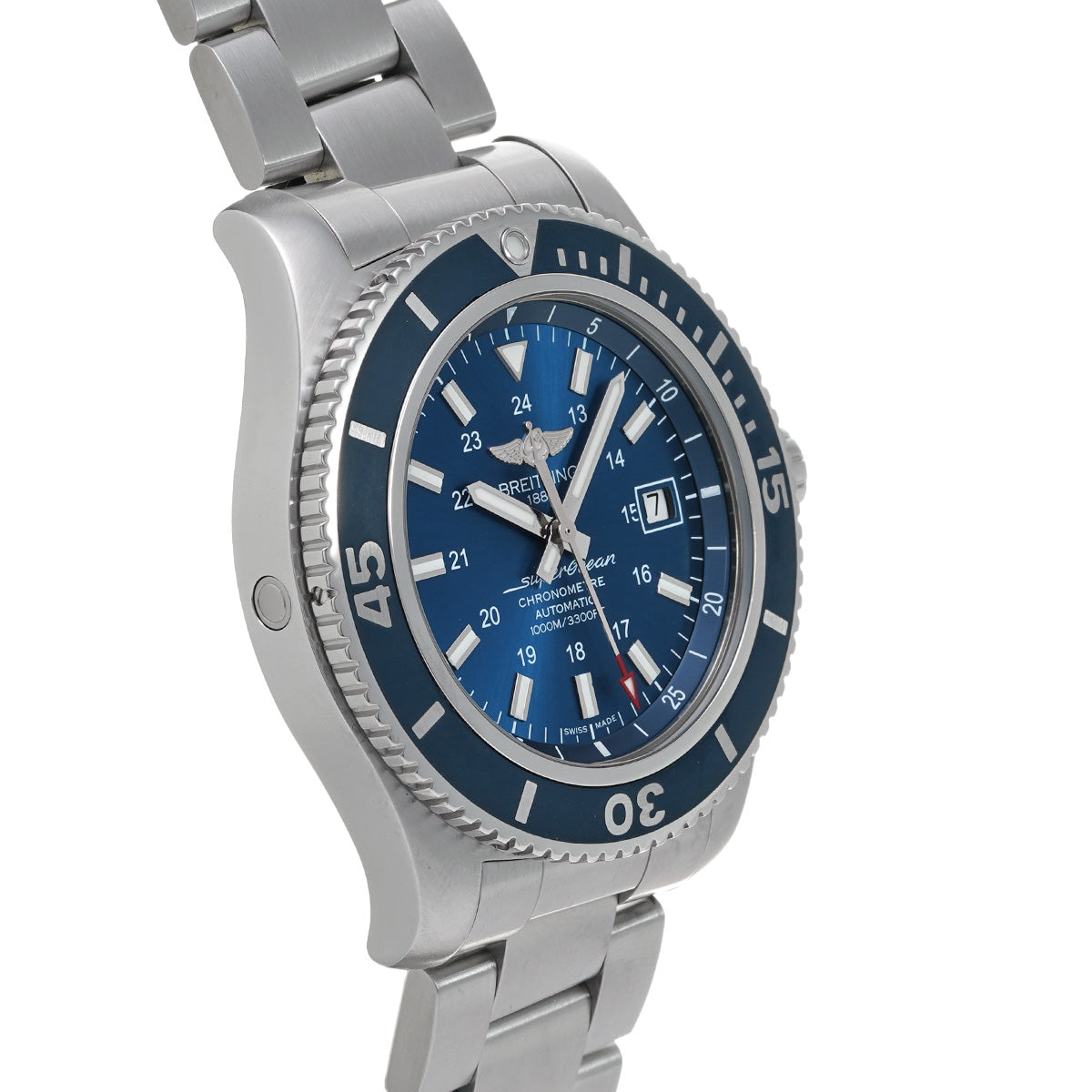 Super Ocean II 44 A17392D8/C910 Blue BREITLING Men's [Pre-Owned].