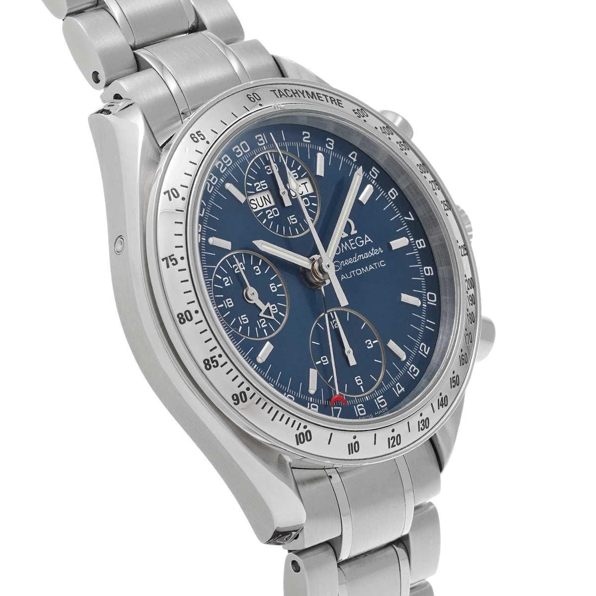 Speedmaster Triple Calendar 3523.80 Blue OMEGA Men's [Pre-Owned].