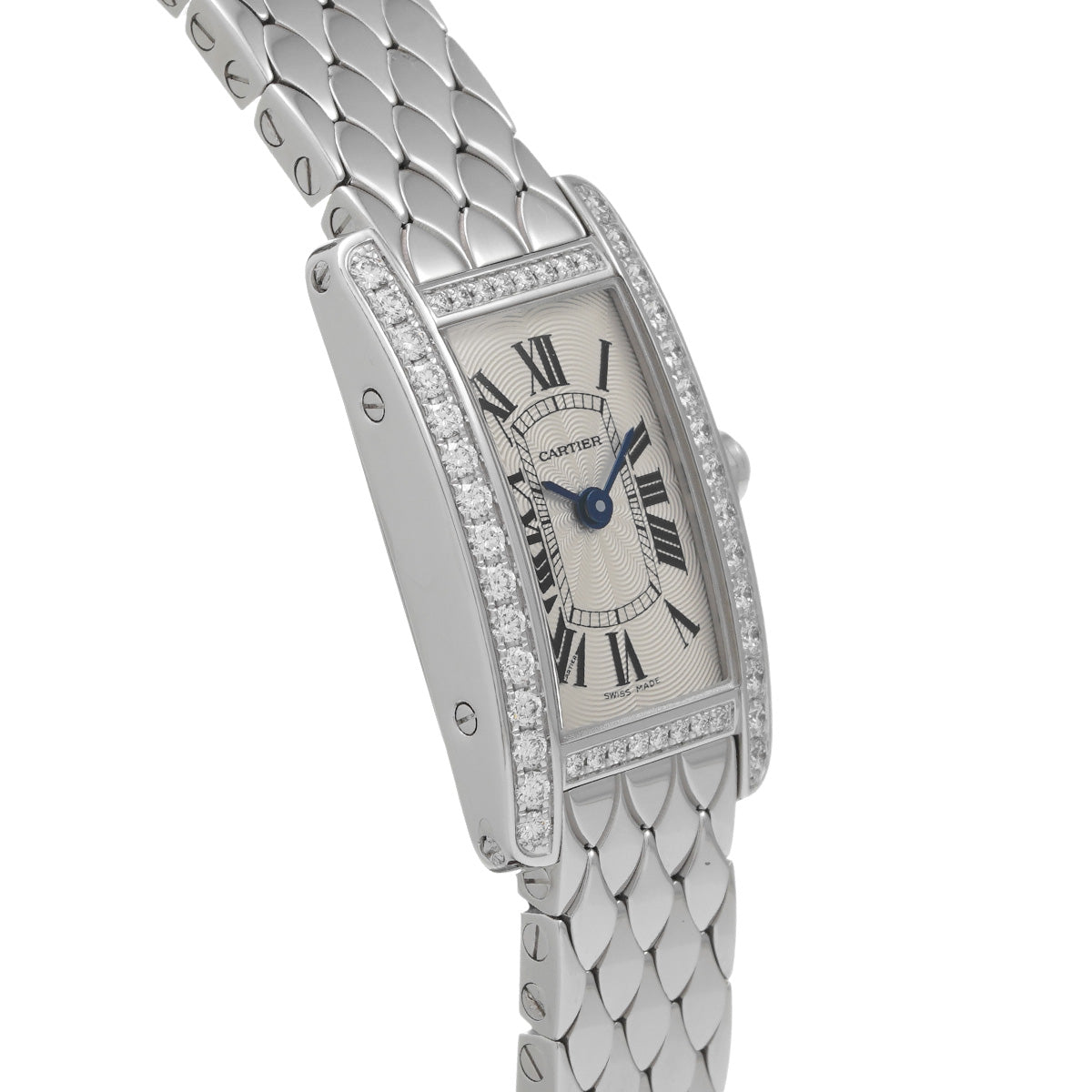 Tank American Mini WB710013 Silver CARTIER Ladies [Pre-Owned].