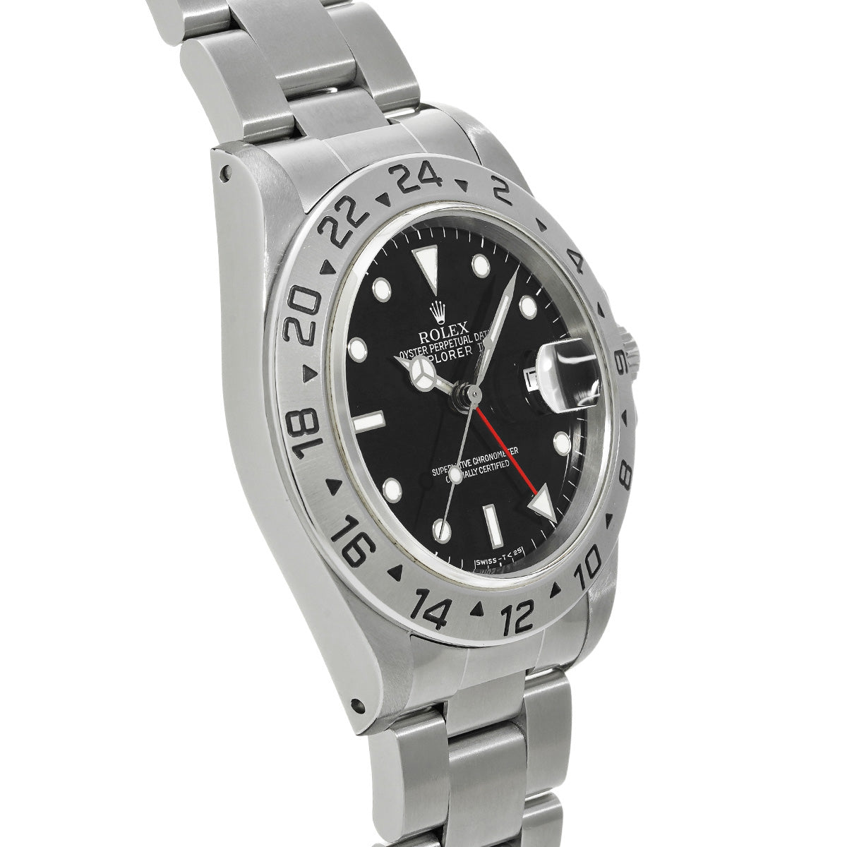 Explorer II 16570 U (manufactured circa 1997) Black ROLEX Men's [Pre-Owned].